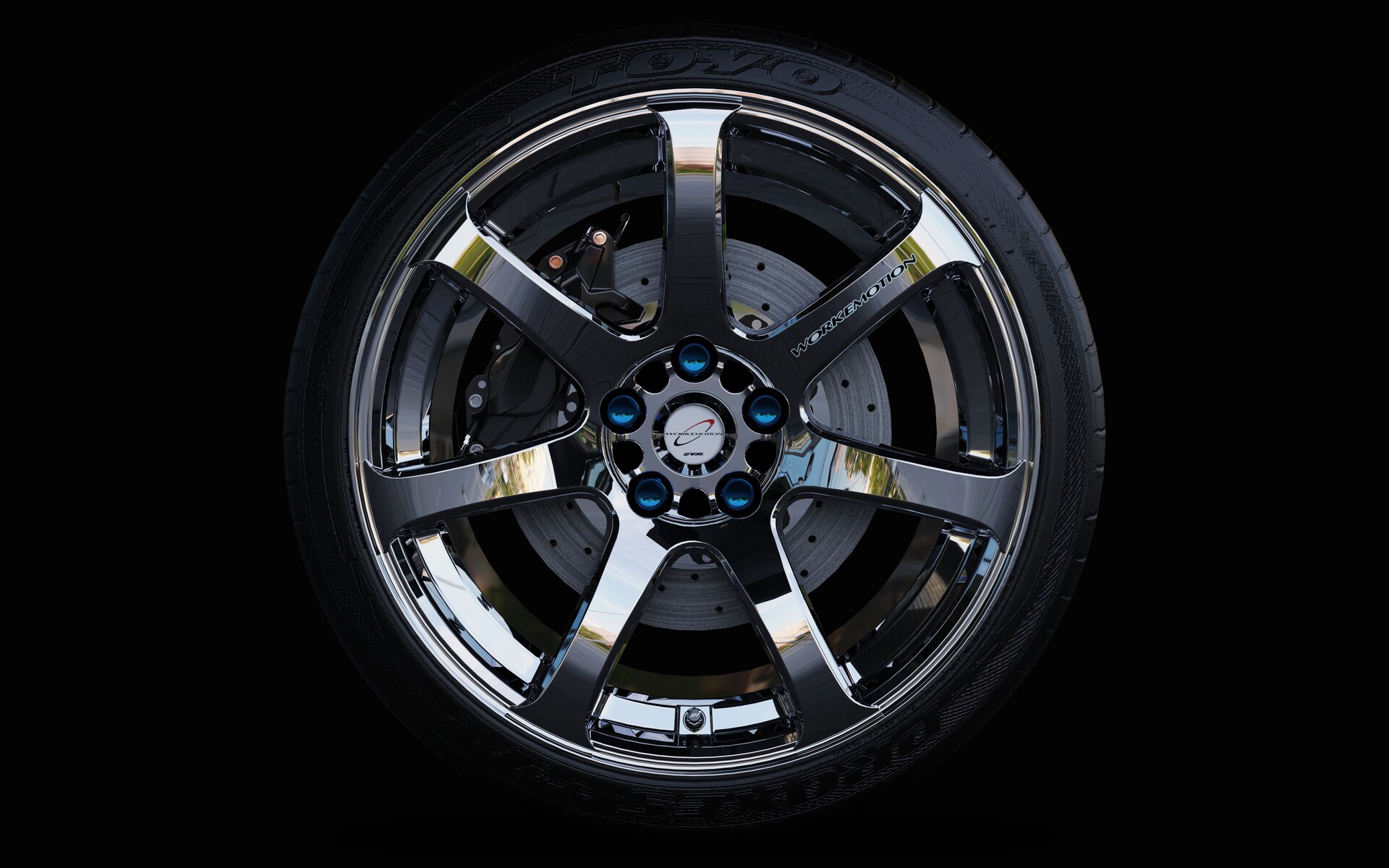 [C17] WORK EMOTIONワークエモーション XT7 17×7J+42 114.3-4H タイヤ Pinso PS91 205/40R17 2本バリ山 2本保護用 4本セット 希少 ワークemotion xt7 ホイールスポーツタイヤ付きセット(値下げ