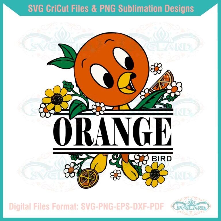 ArtStation - Funny Orange Bird Walt Disney World SVG Digital Cricut File