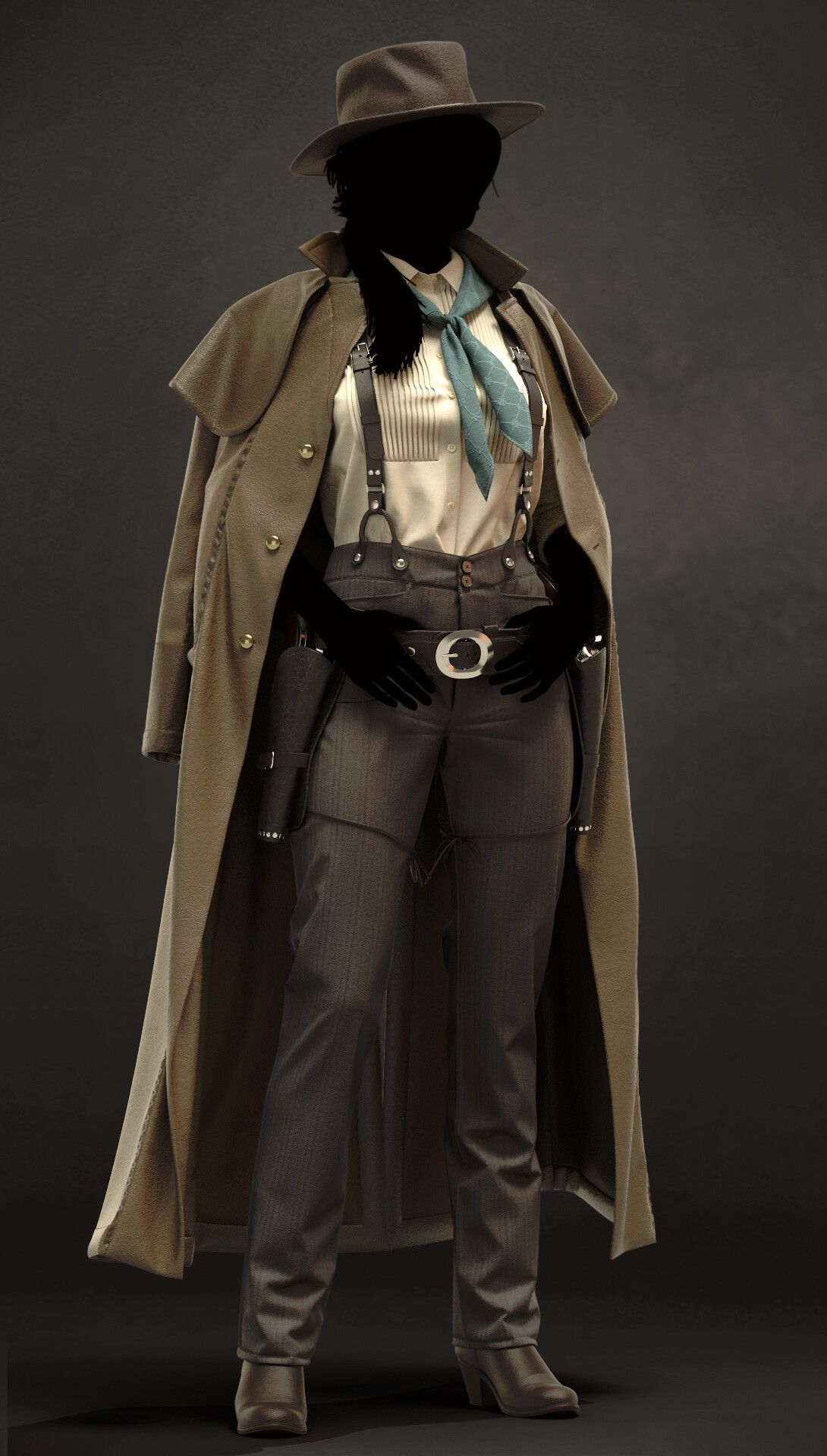 Classic top cowgirl outfit