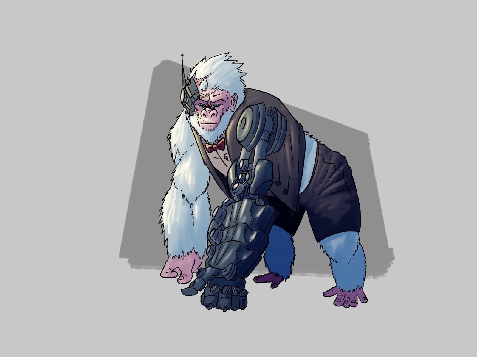 cyborg gorilla