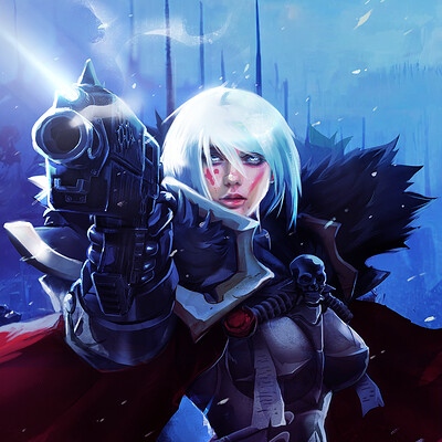 Sister of Battle (Warhammer fanart)