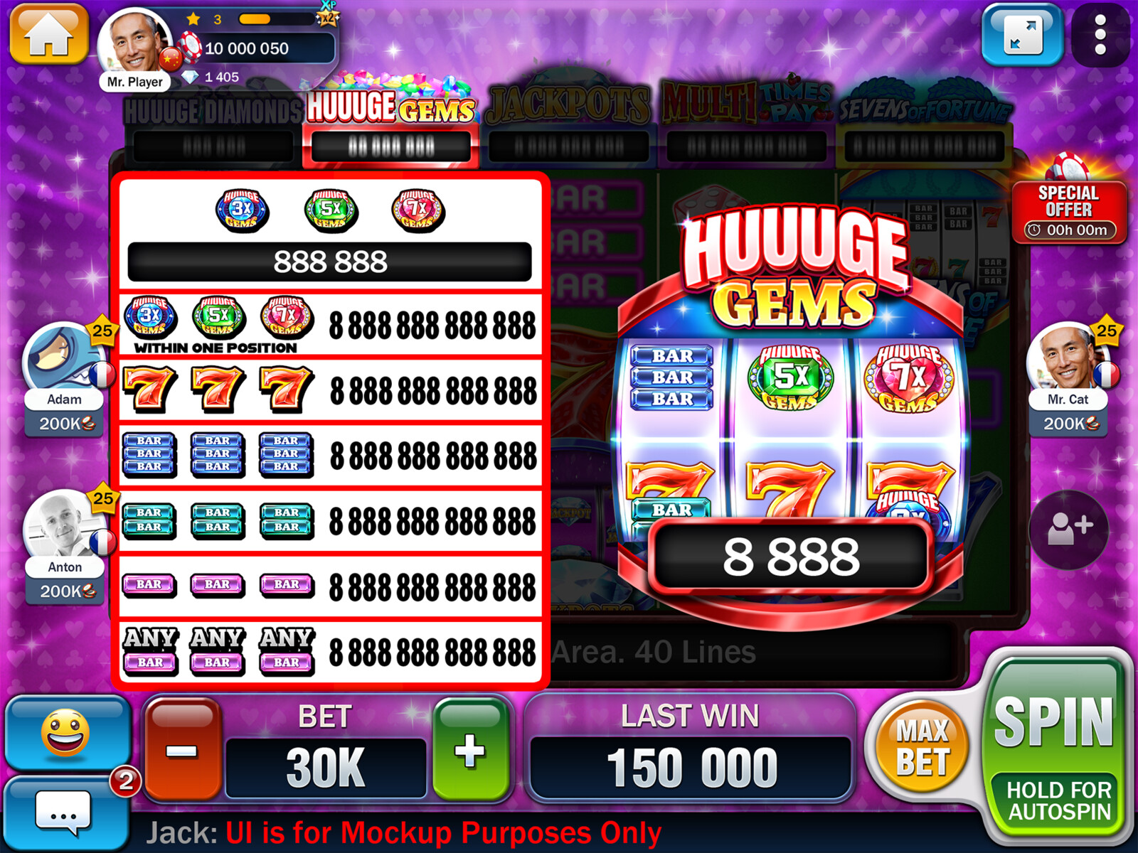 Vegas Classics
Bonus mini slot game.
Artist: Anna Hanusek