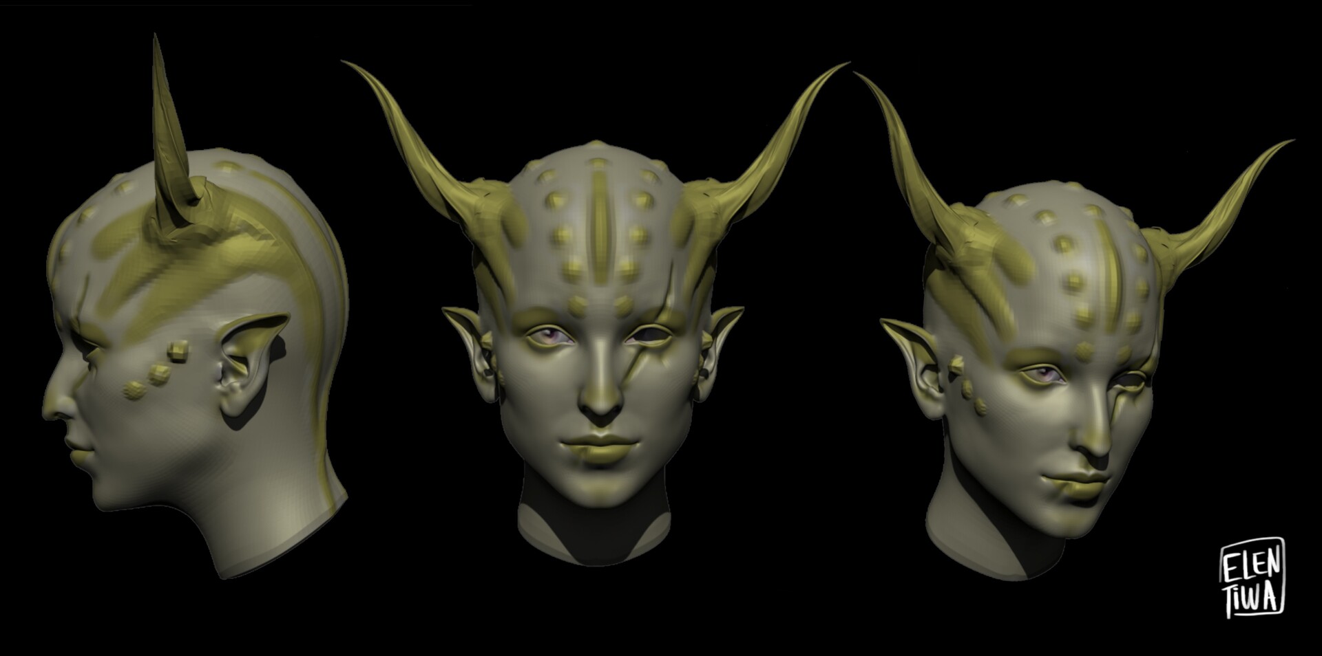 ArtStation Fantasy bust