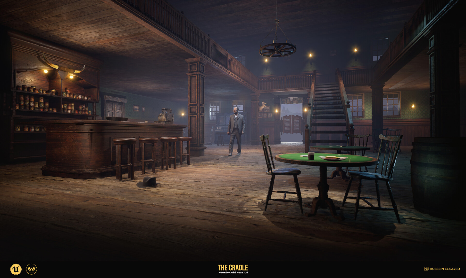 Hussein El Sayed The Cradle Westworld UE5 (Night & Day)