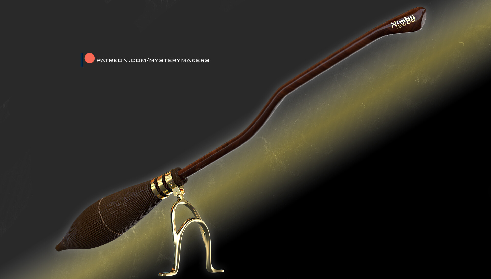 ArtStation - Nimbus 2000 - Harry Potter Broom