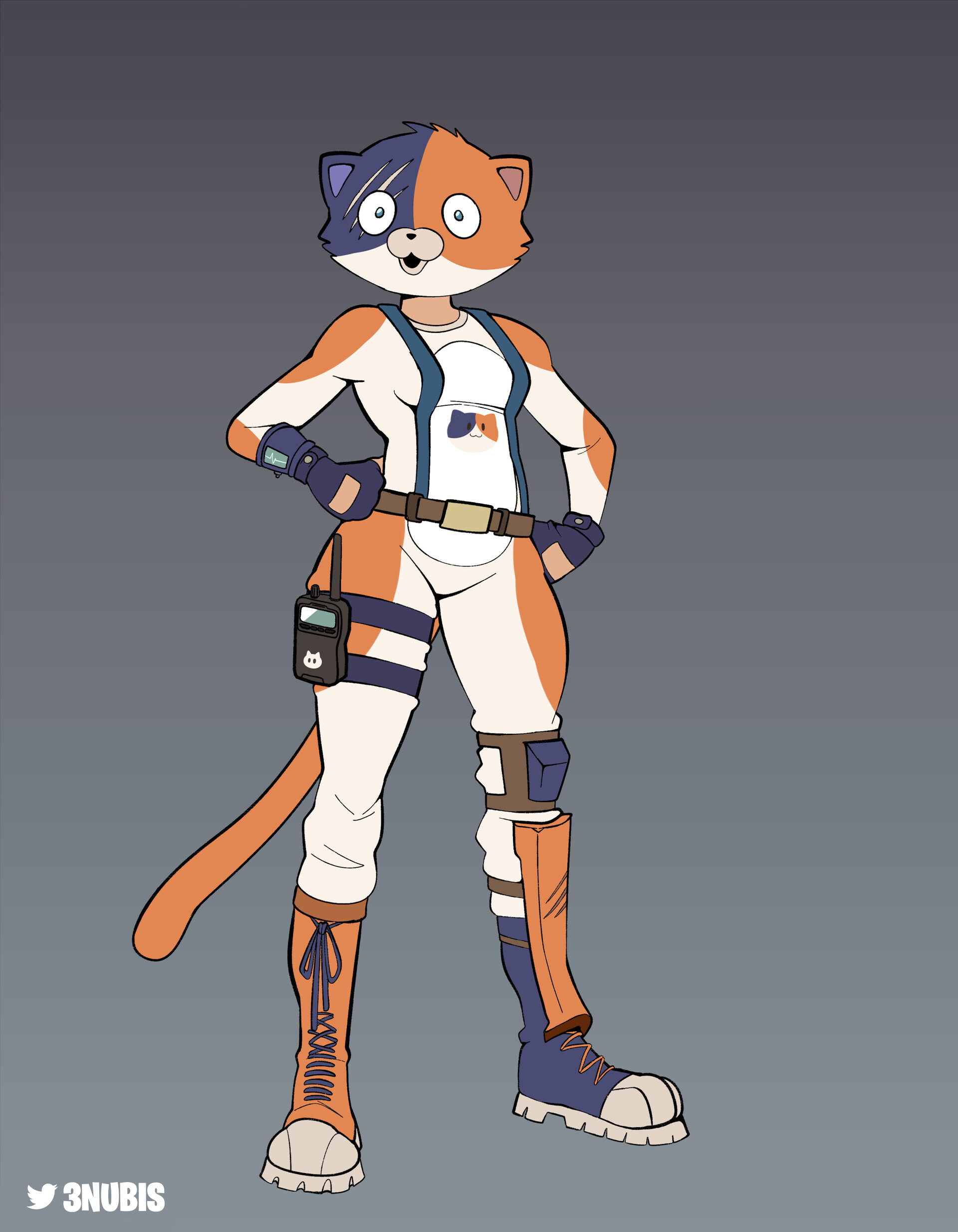 ArtStation - Fortnite Skin Concept - Purrfect Team Leader - [FANMADE]