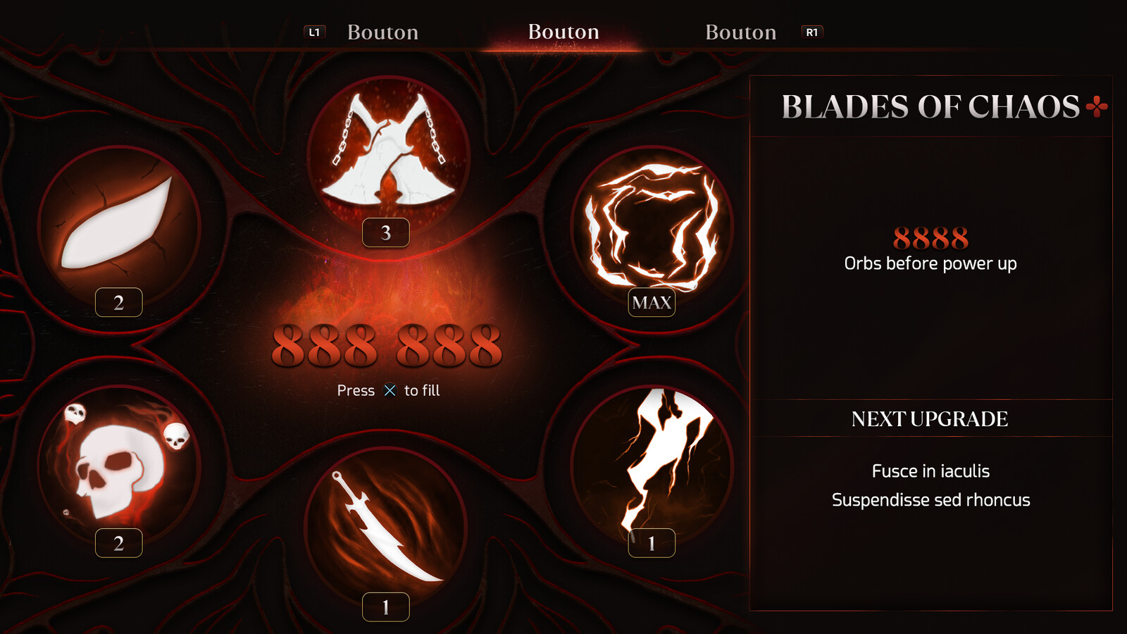 UI Concept God of War 1 (2005)