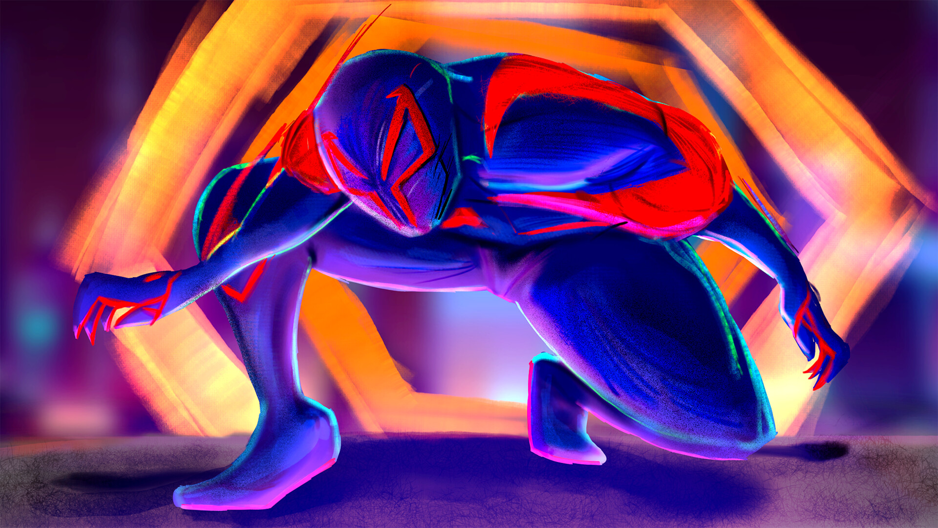 ArtStation - Spiderman 2099