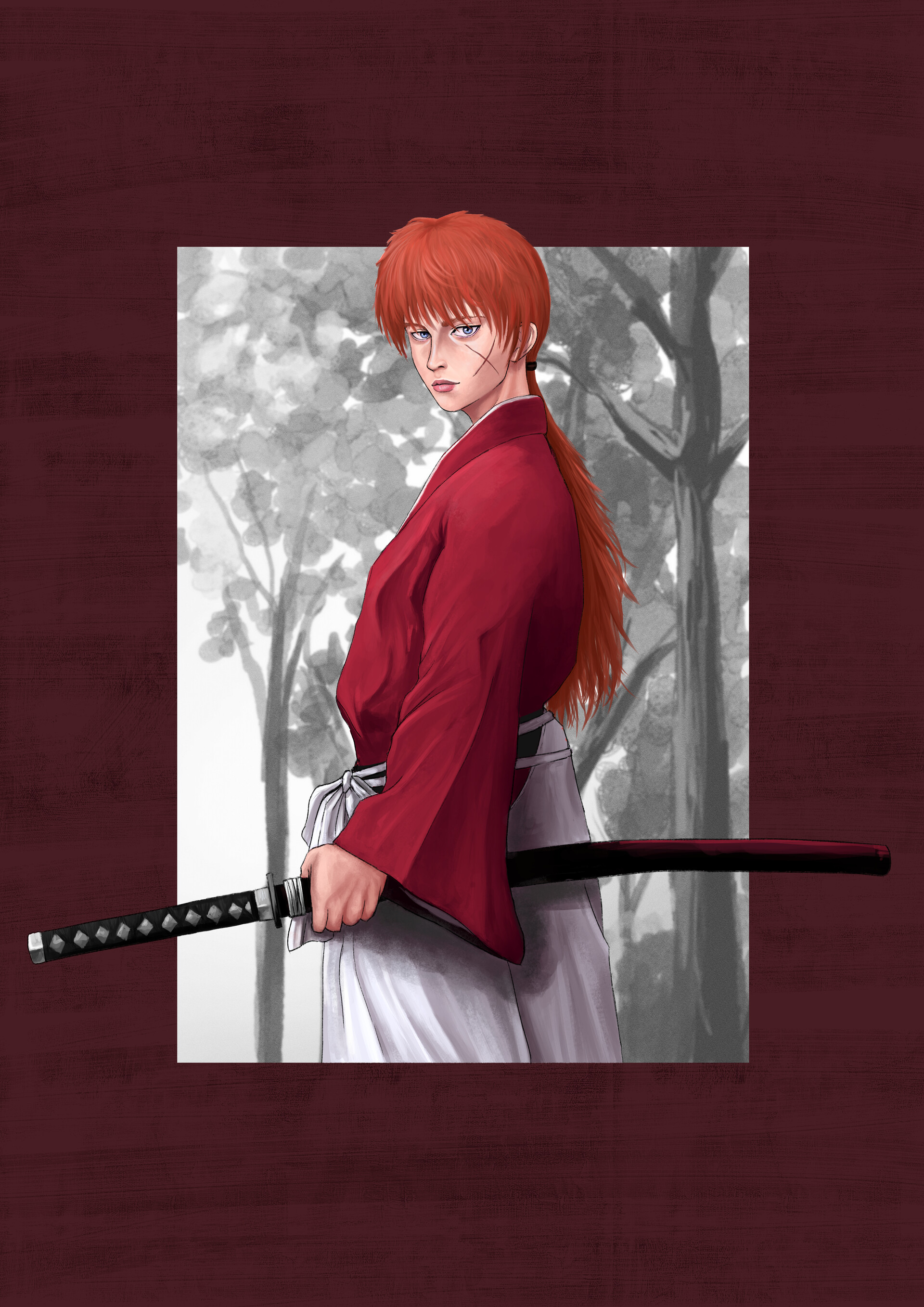 Artstation Himura Kenshin 
