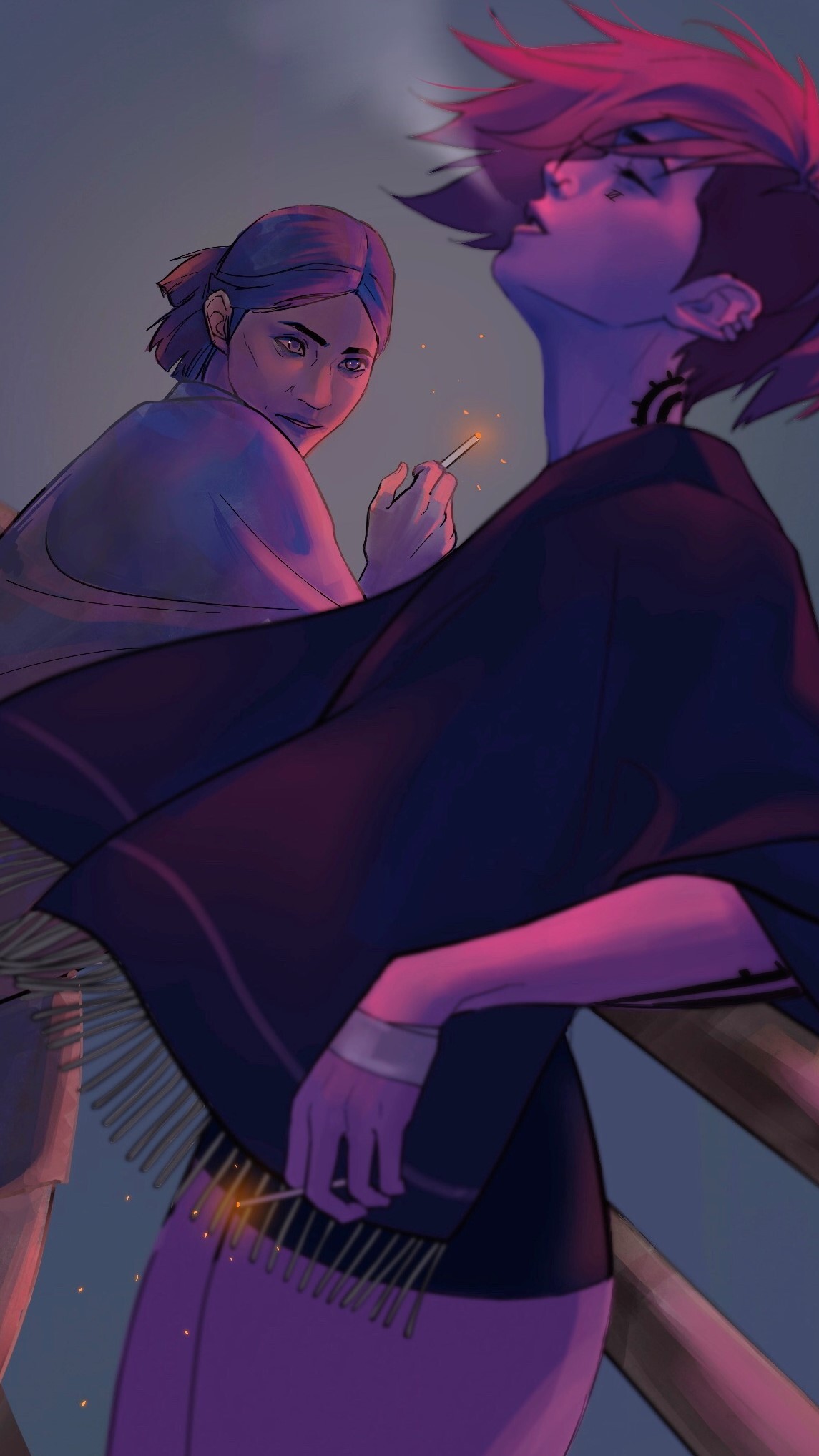 Artwork for Fanfic I hear the wicked get no rest, but when you do I