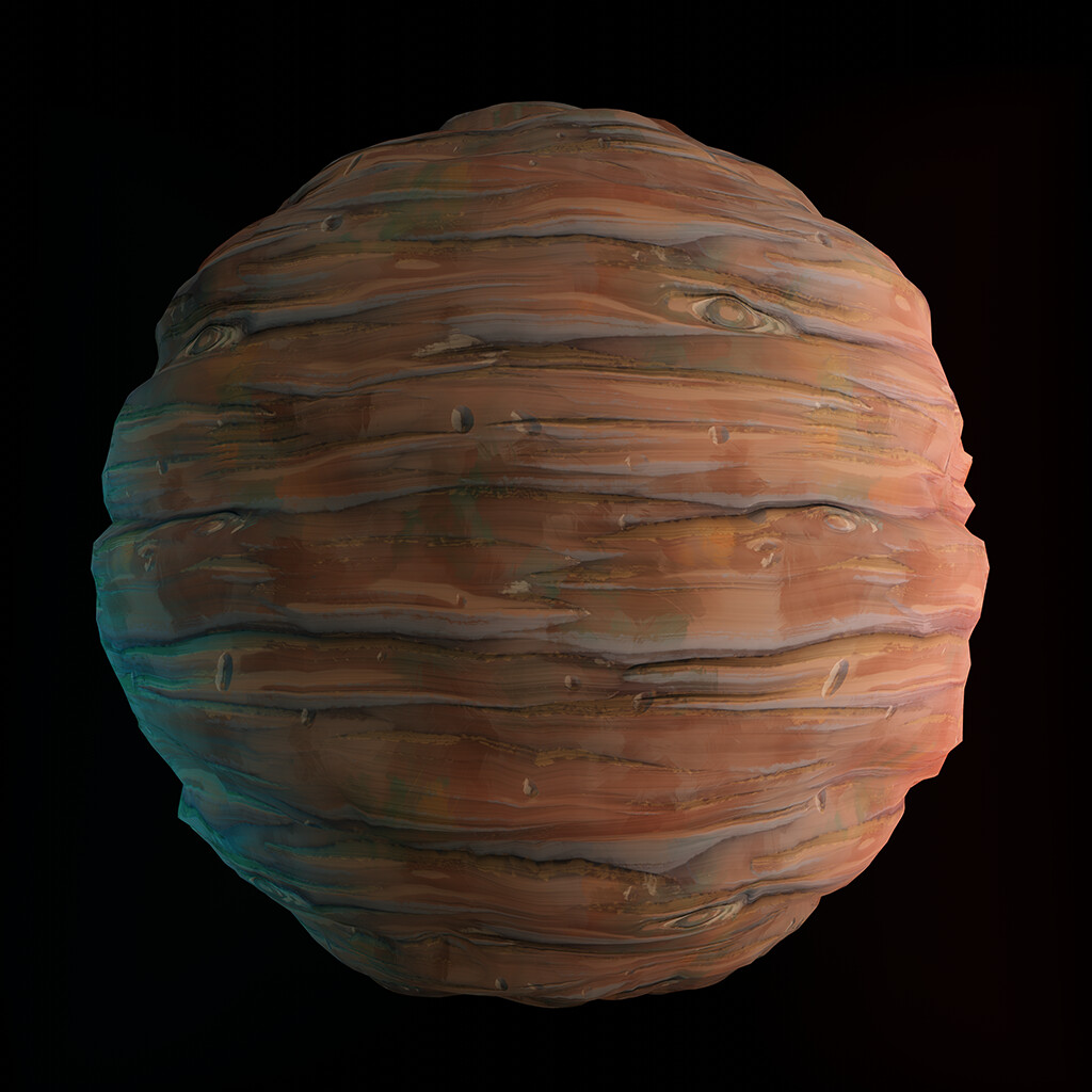 Tree Bark - Substance Designer Stylized Material