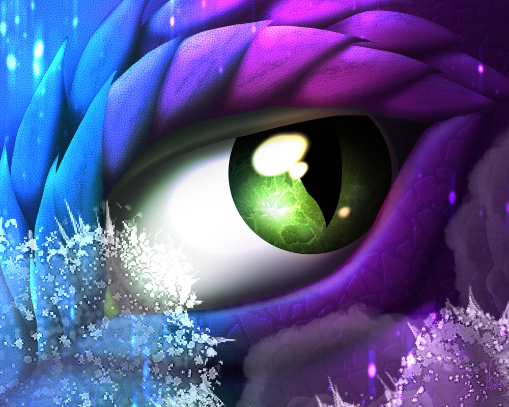 ArtStation - Dragon eyes