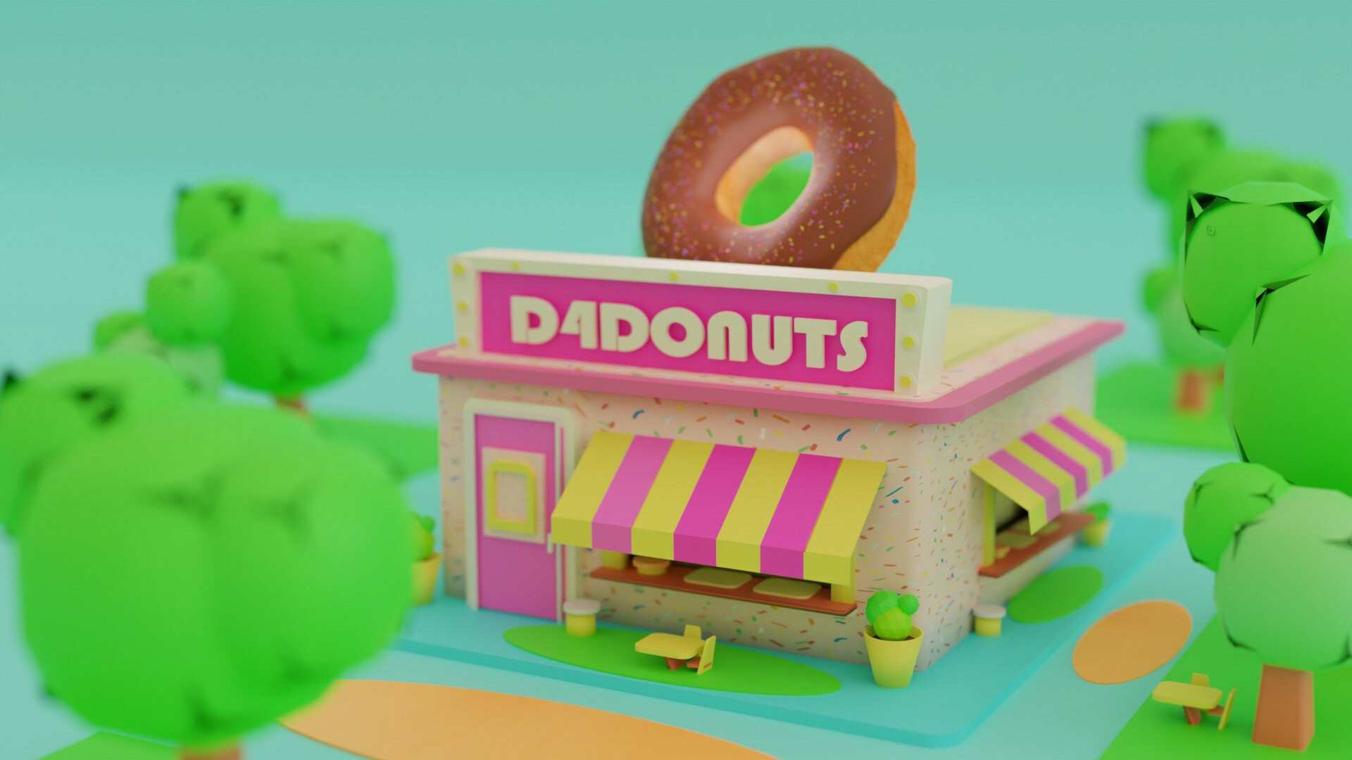 ArtStation - 3d Blender Cartoon style modeling