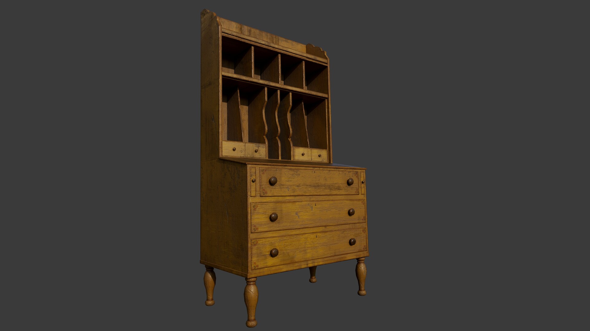 ArtStation - Old Wooden Furnitures