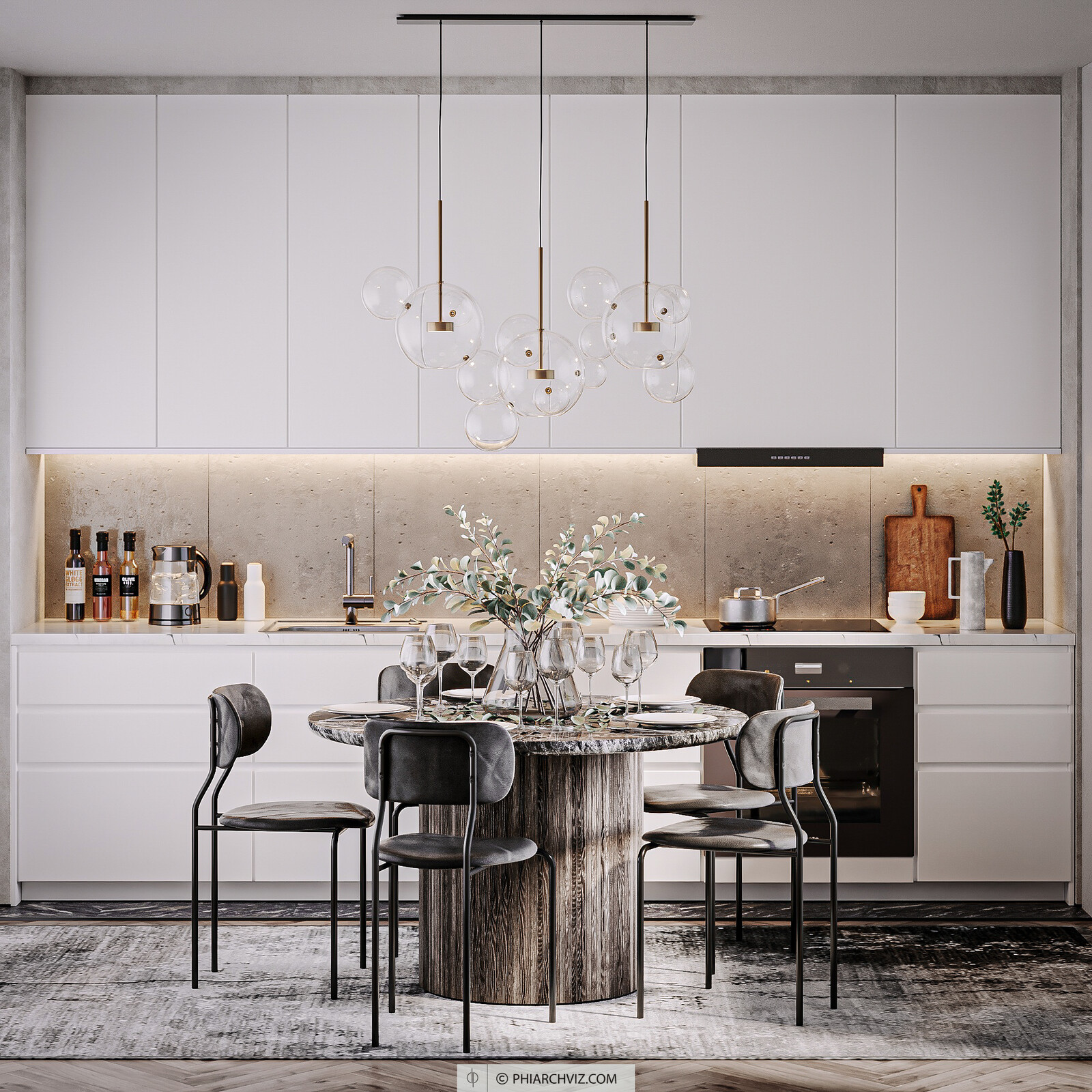 White Dining Room 