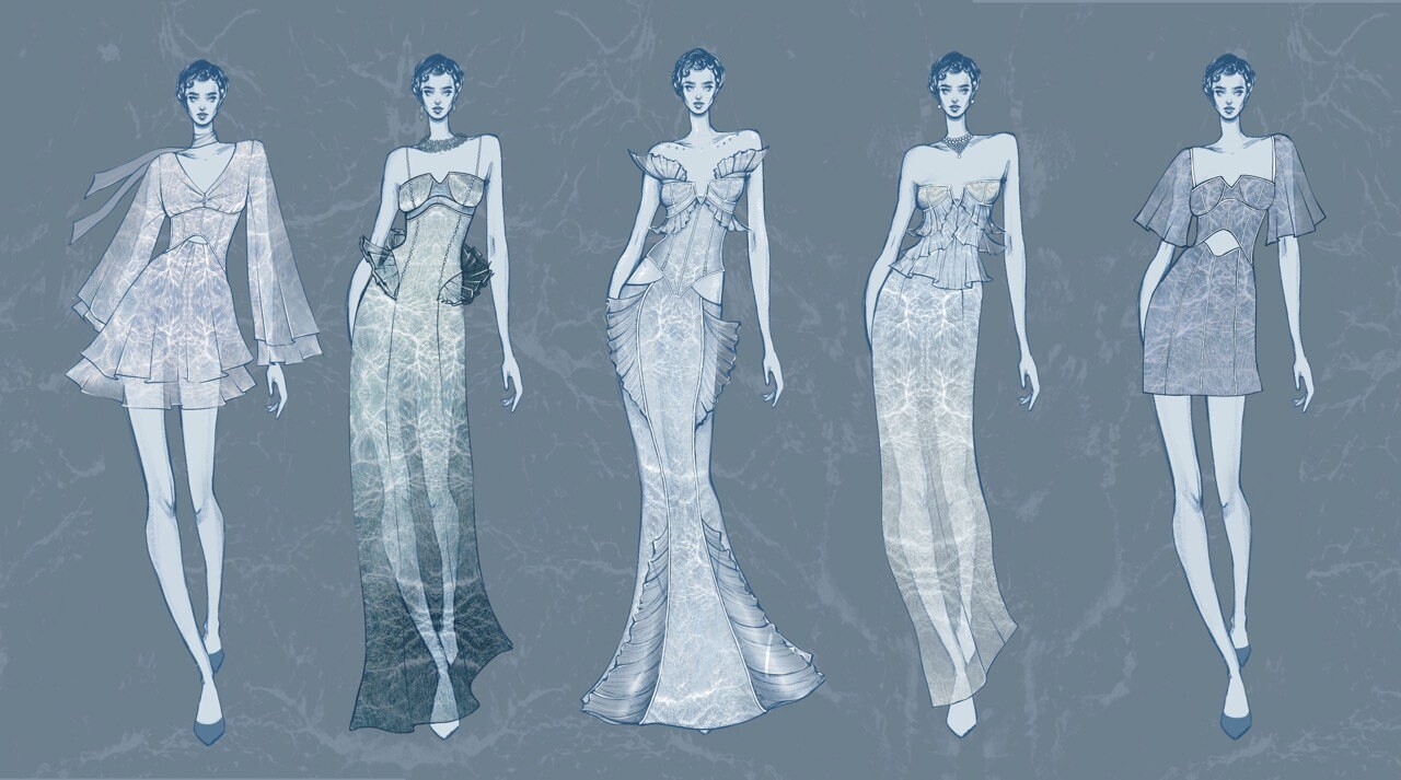 Water dress drawing 2025