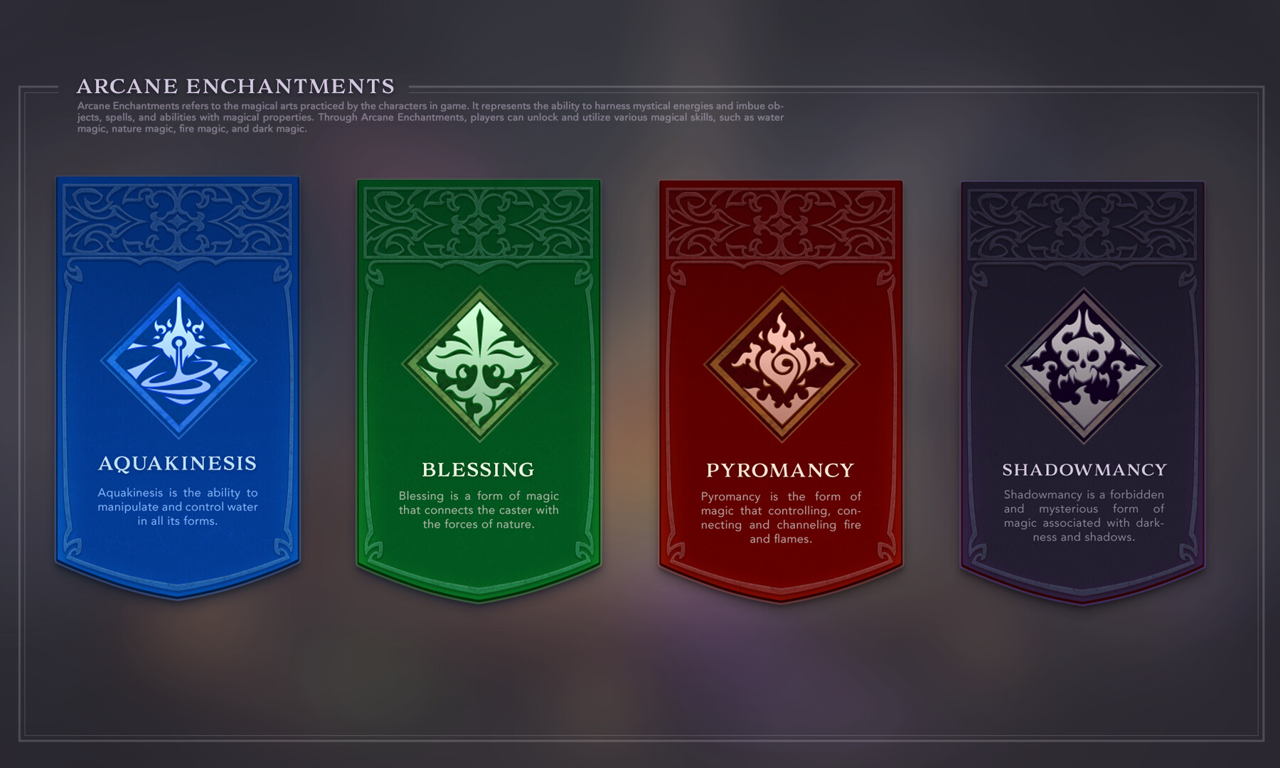 ArtStation Arcane Enchantments, new spells presentation.
