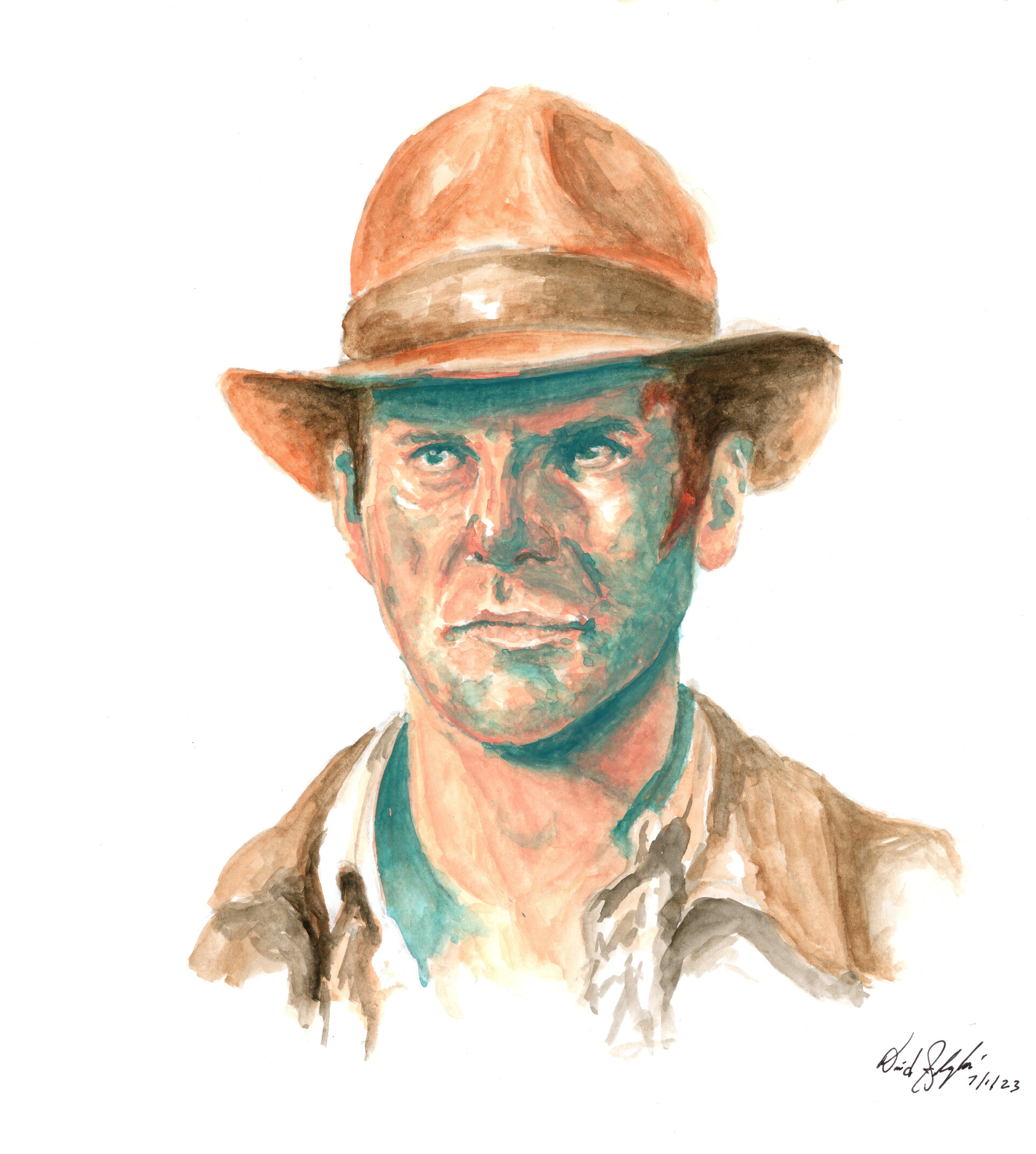 ArtStation Indiana Jones Last Crusade Painting artstation-indiana-jones-last-crusade-painting