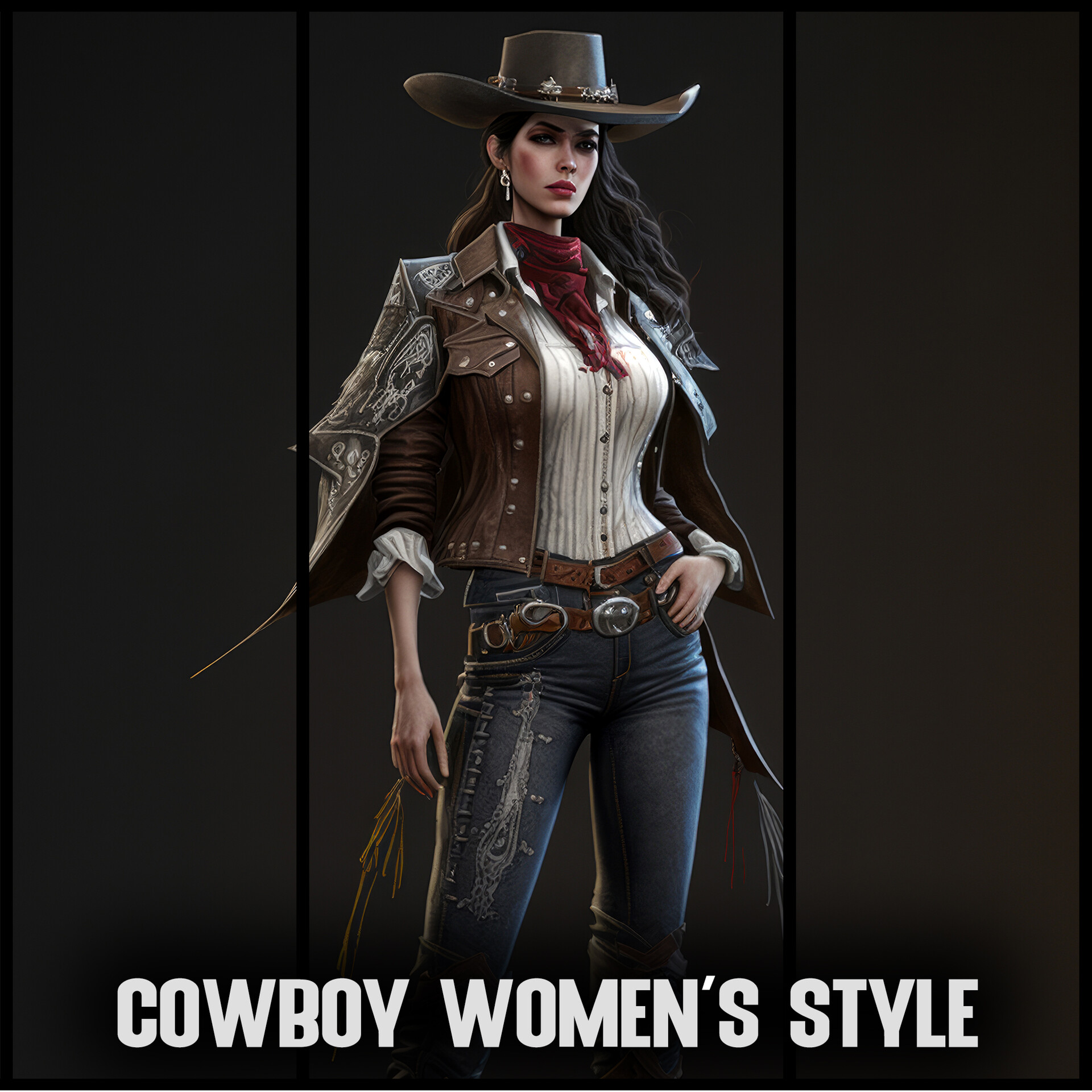 ArtStation - Cowboy outfit