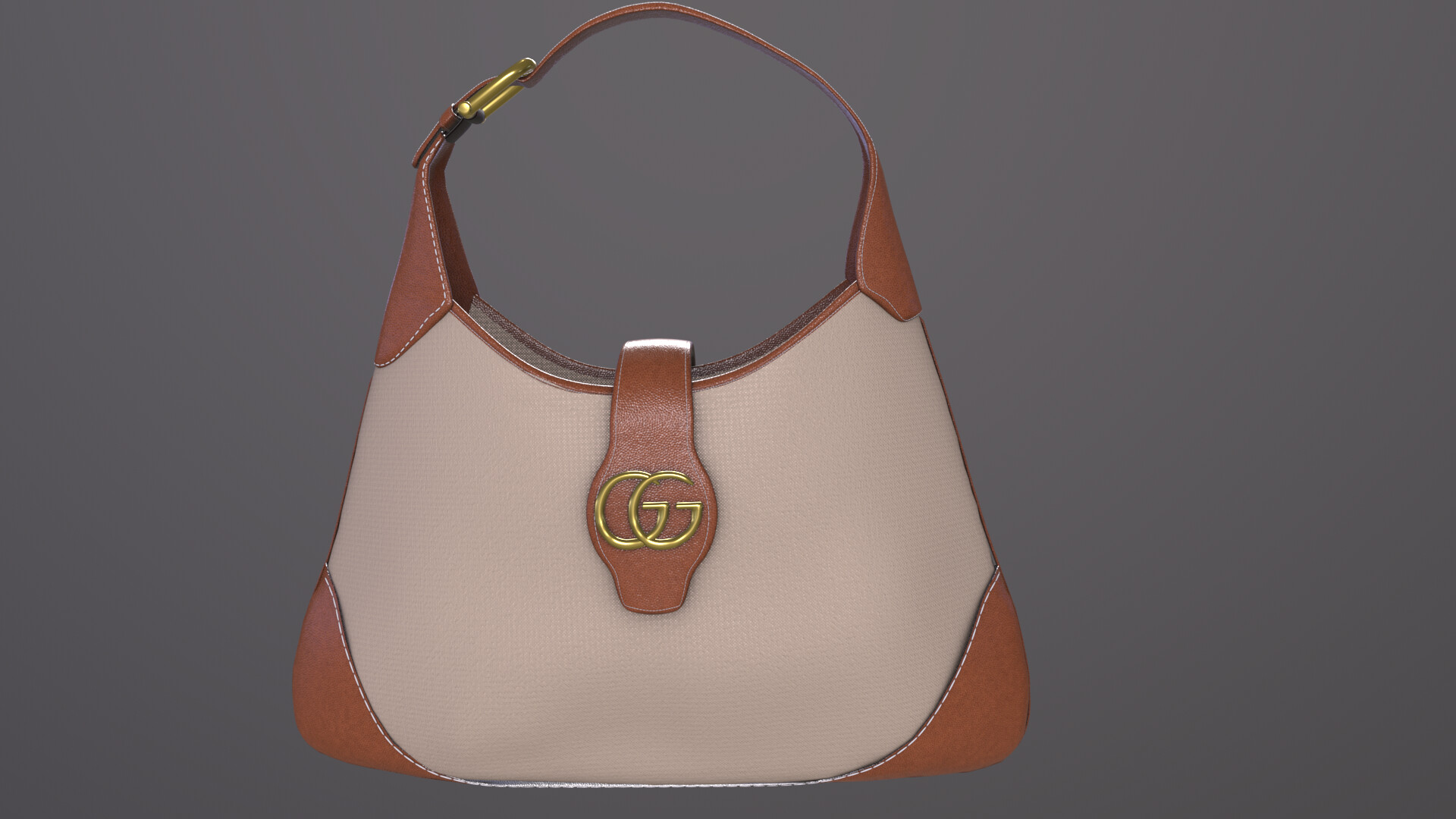 3D model Lv Tote bag colors Lowpoly VR / AR / low-poly