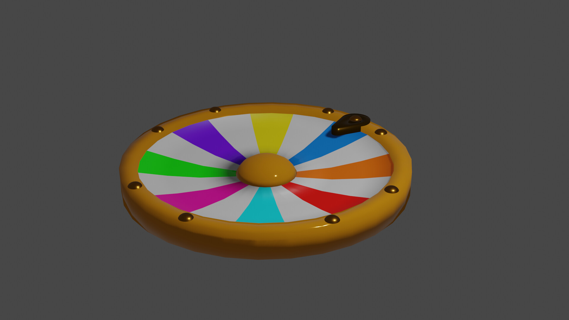 ArtStation - Spin Wheel with Slices - Spin and Win
