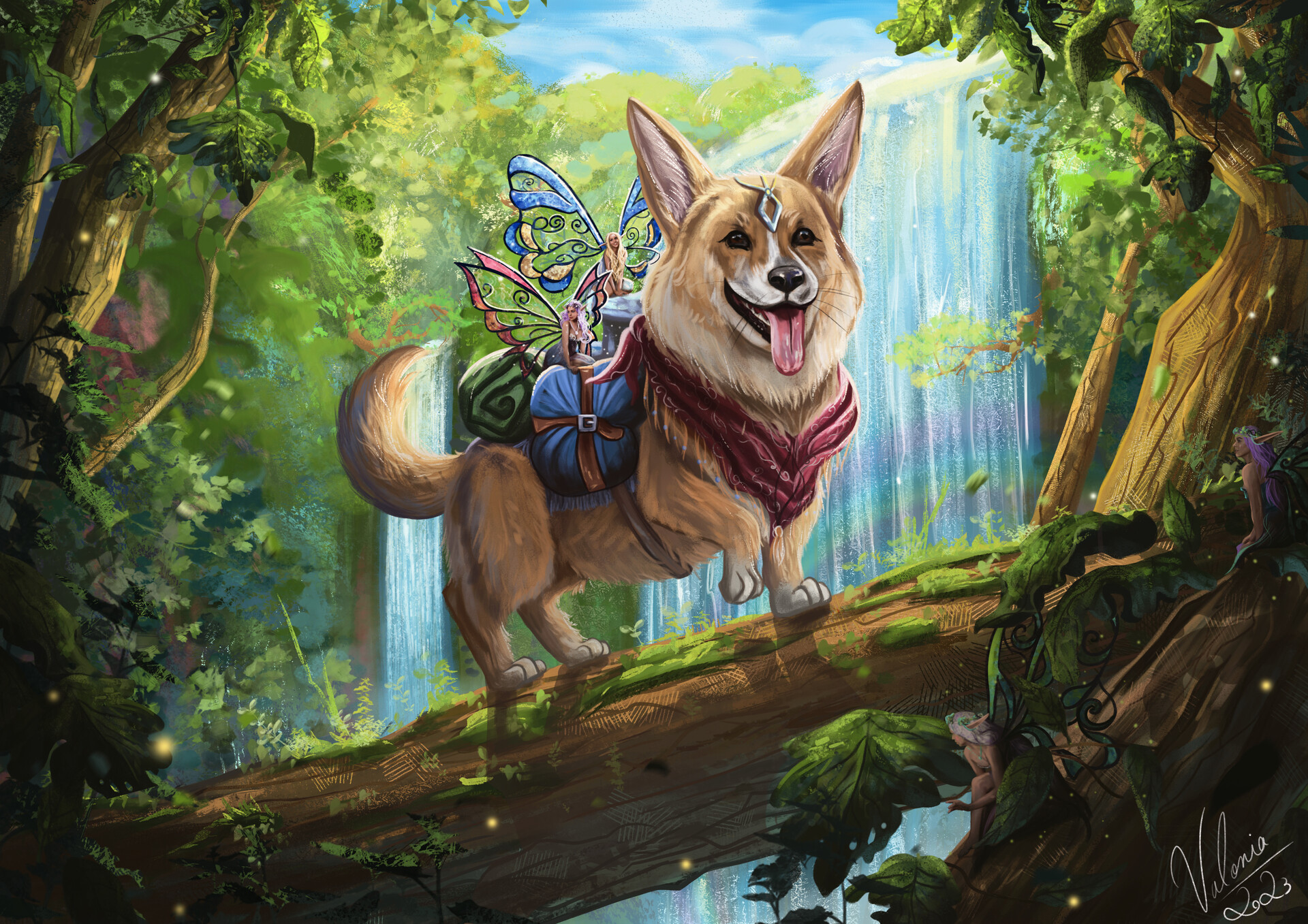 ArtStation - The Fairy Corgi Adventure