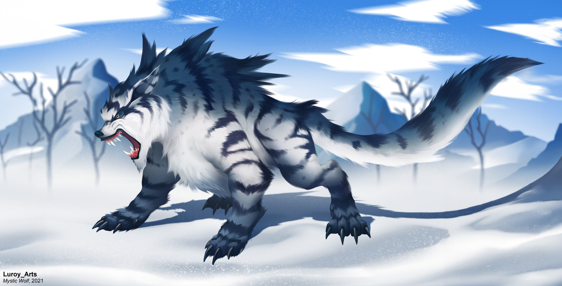 ArtStation - Mystic Wolf