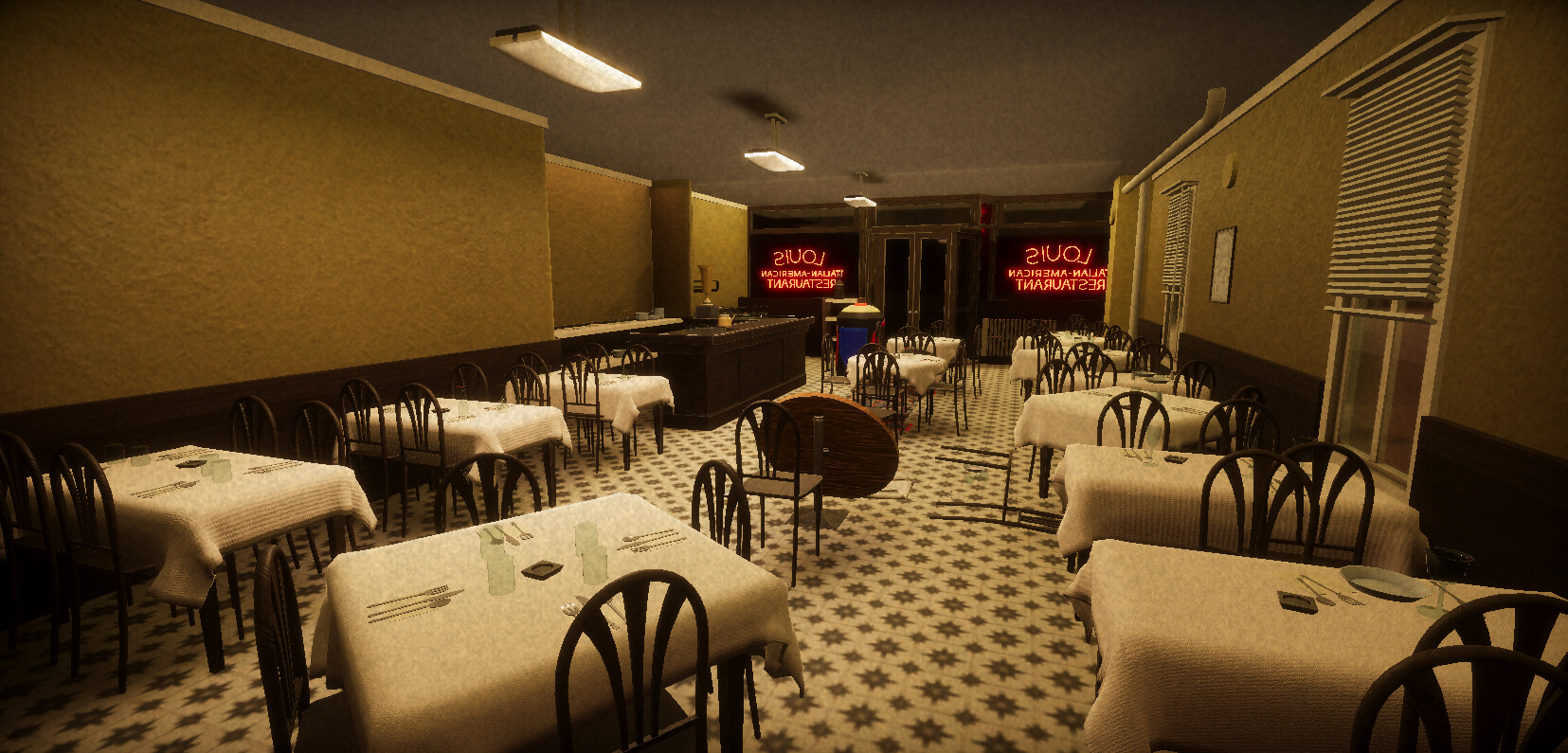 ArtStation - Restaurant Louis, The Godfather