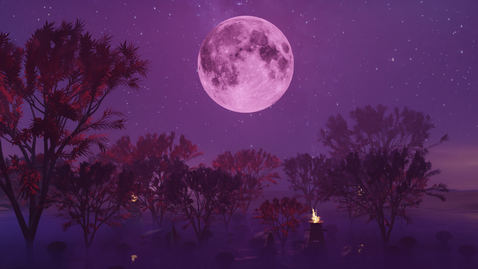 artstation-red-forest