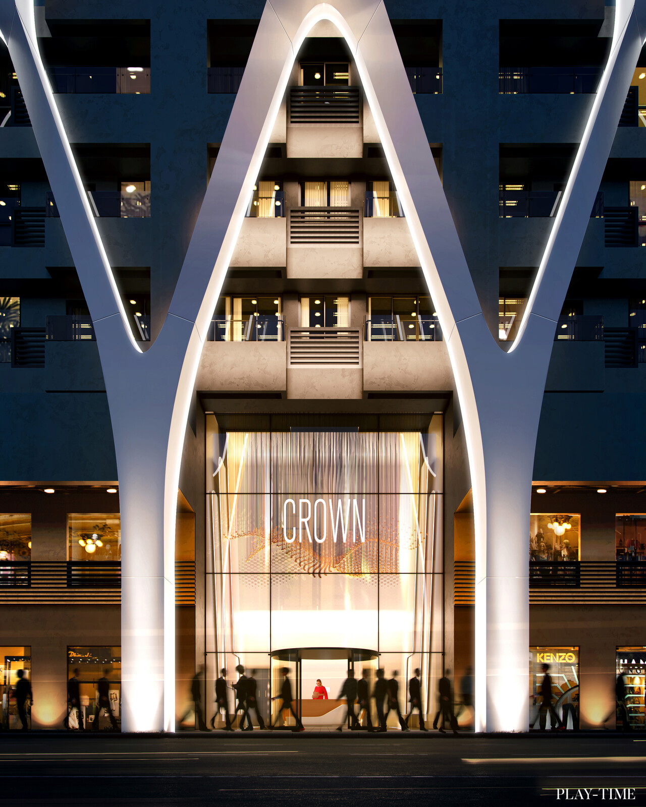 The Crown Taipei designed by ON-A. Images by PLAY-TIME Barcelona.