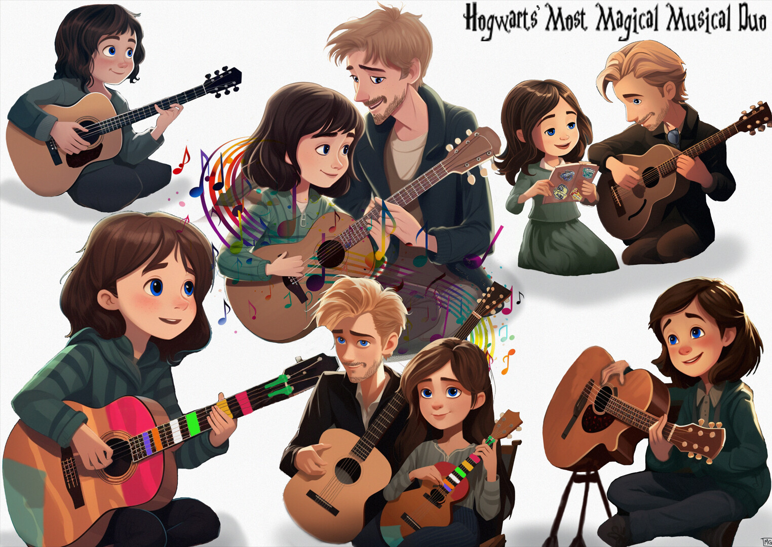 Vivien Lyra Blair & Tom Felton