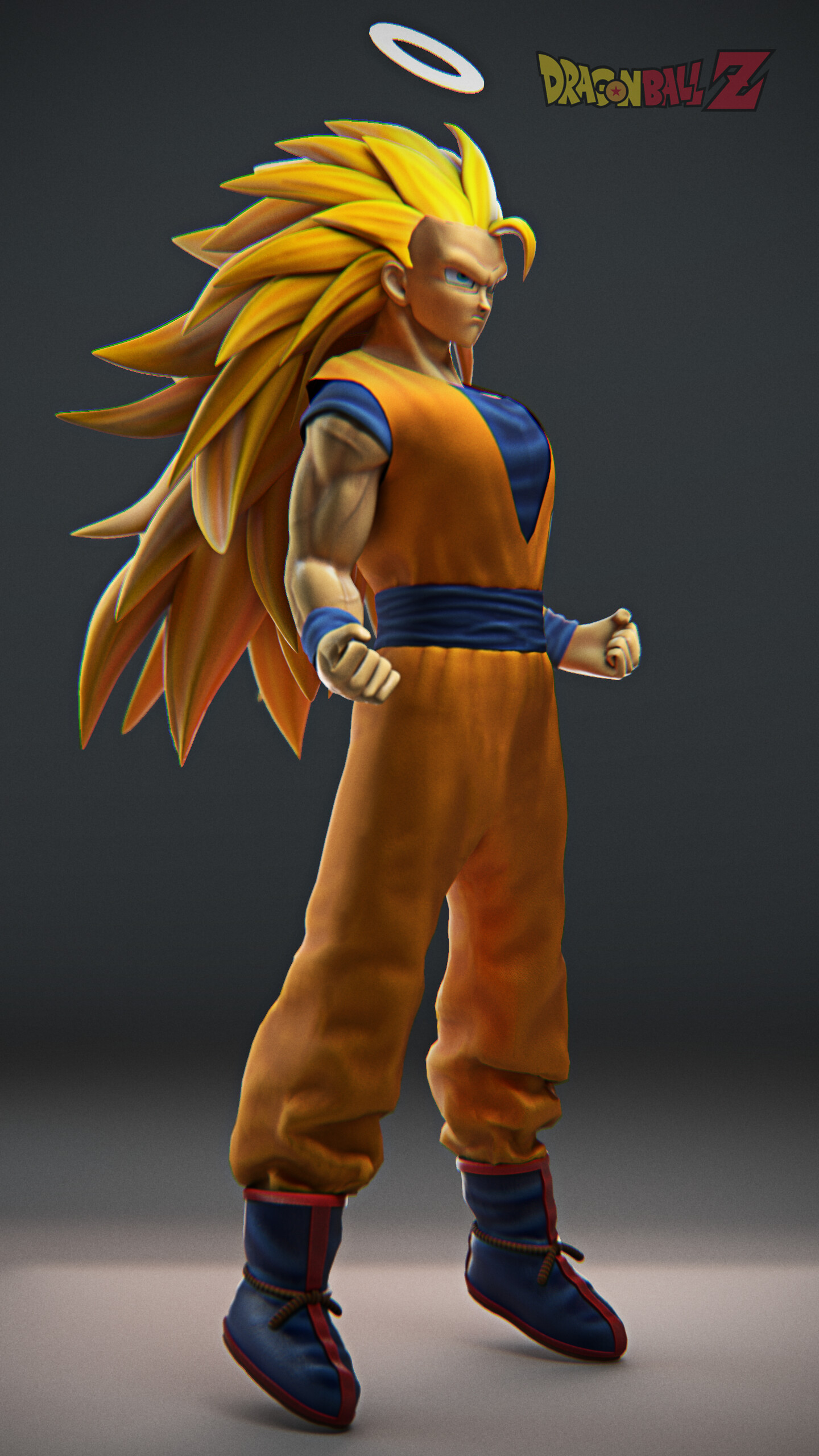 ArtStation - Dragon Ball Z - Son Goku Super Saiyan 3