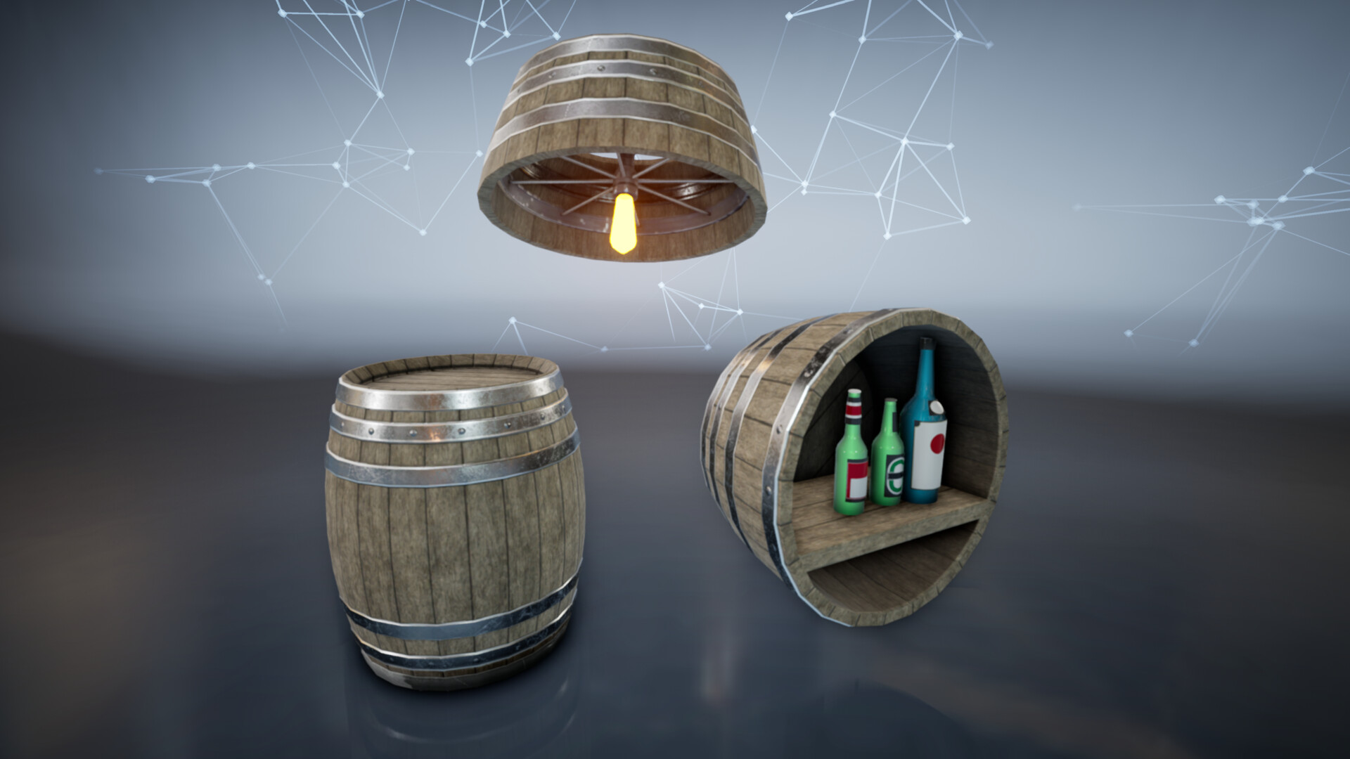 ArtStation Barrel props