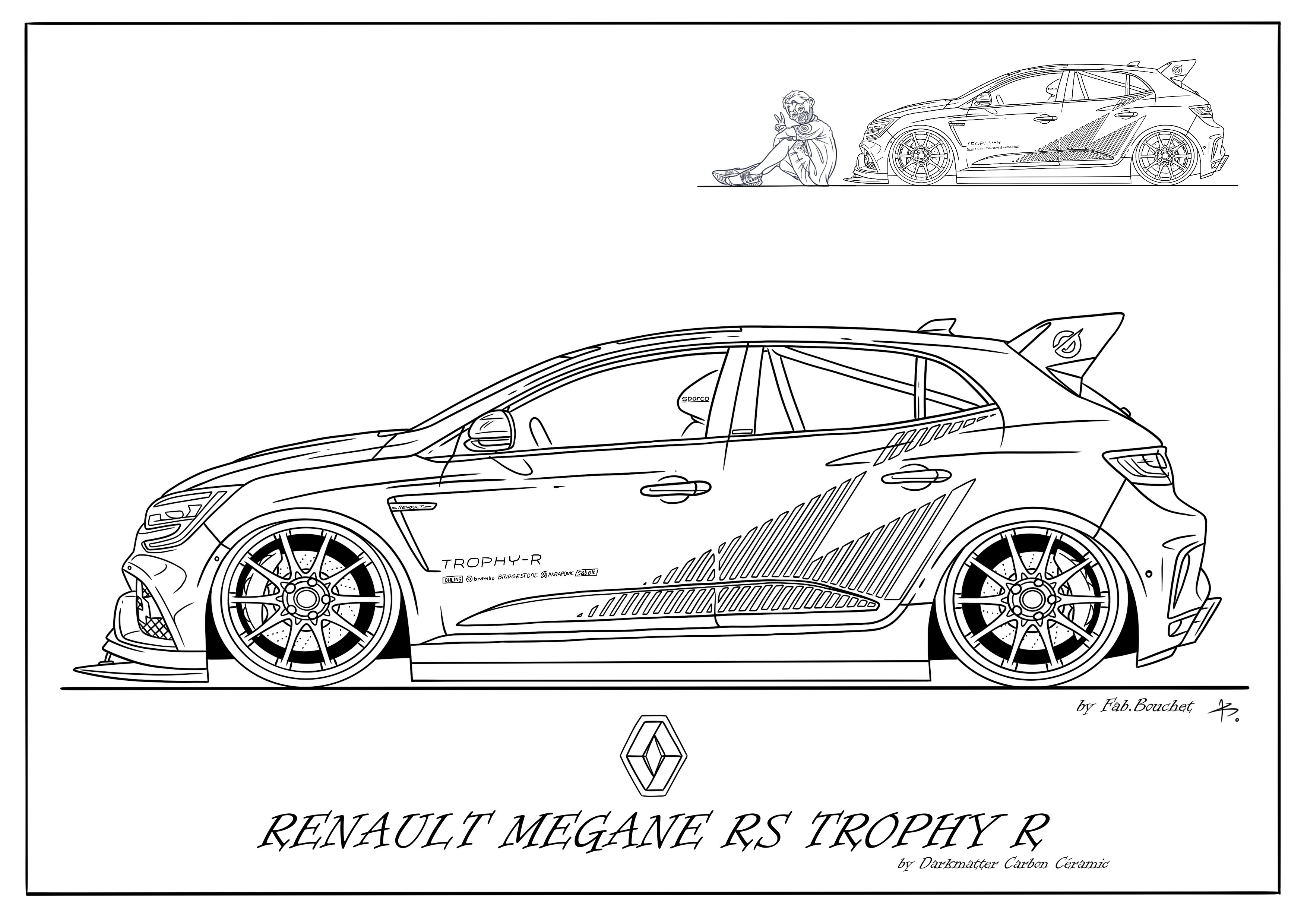 L'art de l'automobile  Renault Megane 4 RS Trophy