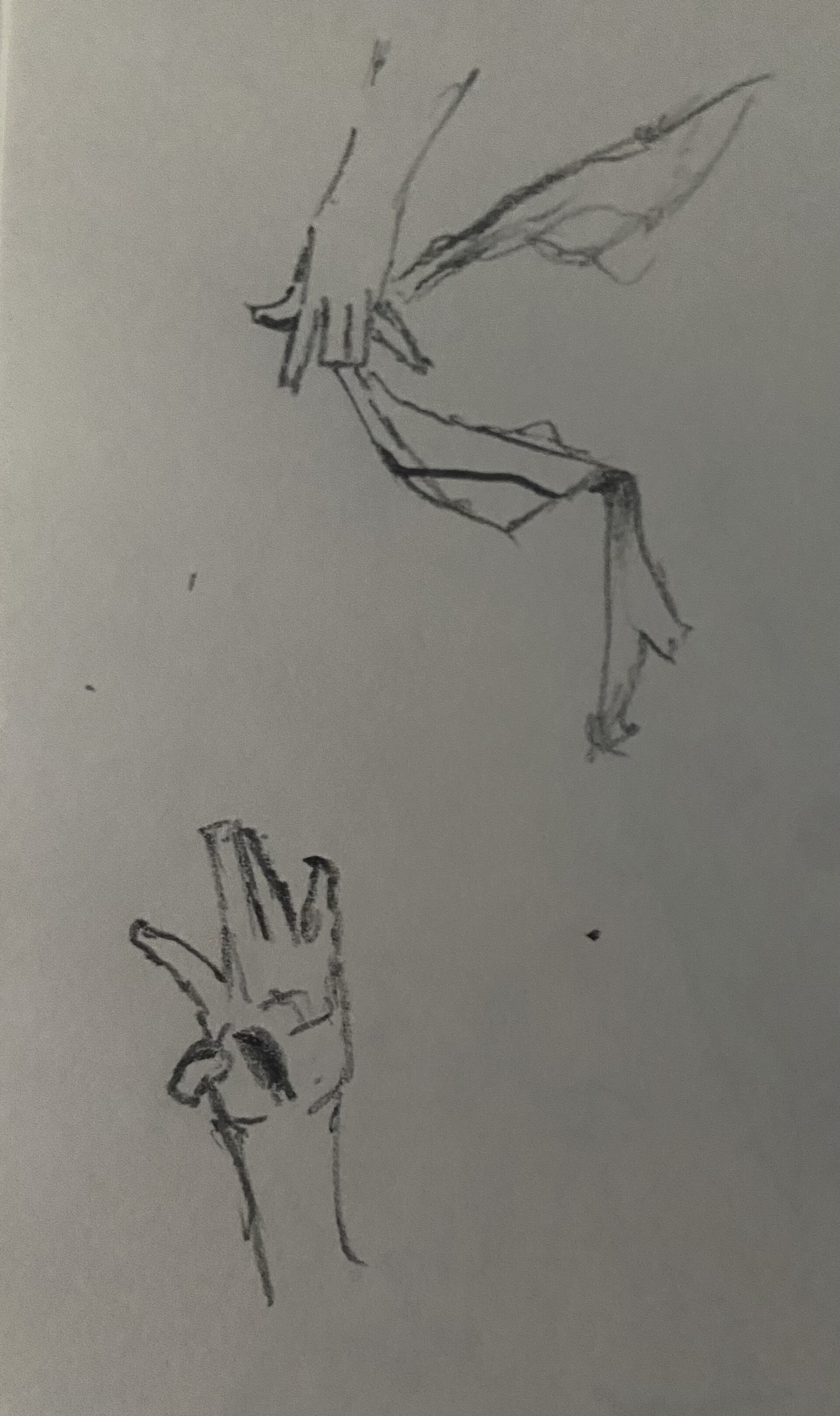 anime hand reaching out drawing