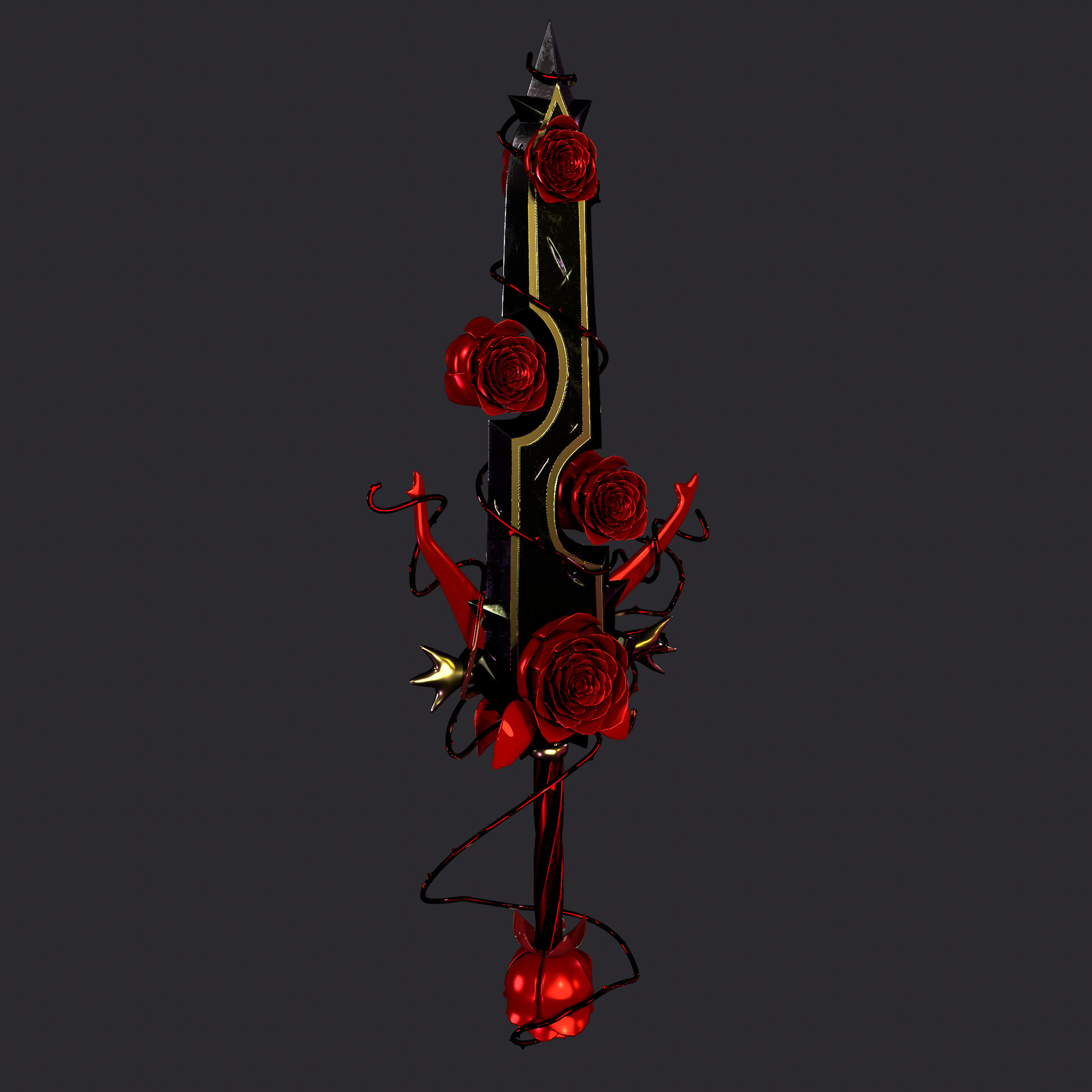 ArtStation - Espada de rosas