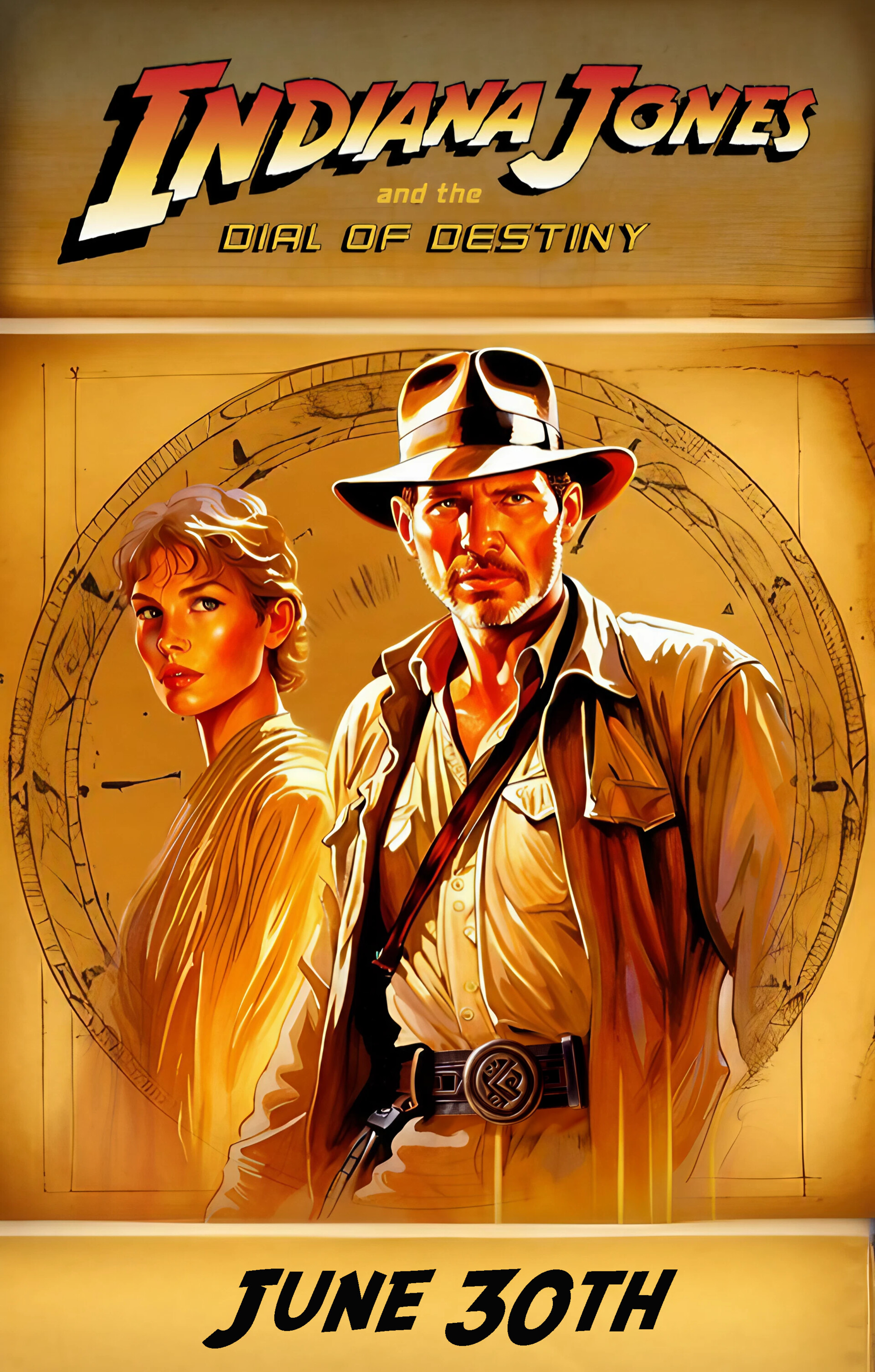 ArtStation Movie Promotion Concept Piece for "Indiana Jones and the