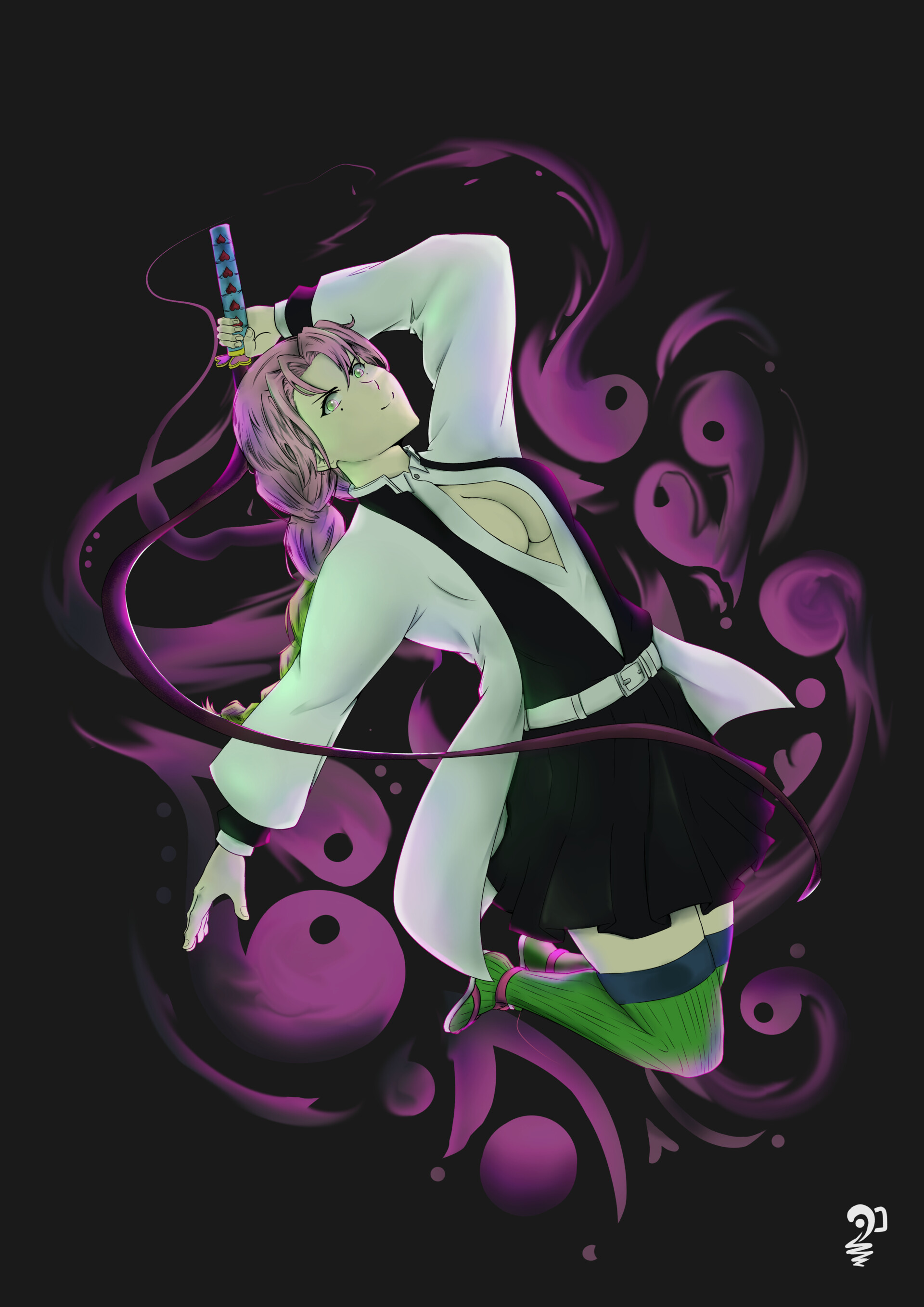 ArtStation - Mitsuri Kanroji Fanart