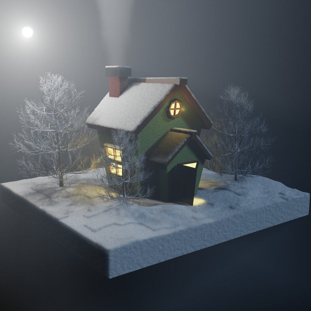 ArtStation - snow house