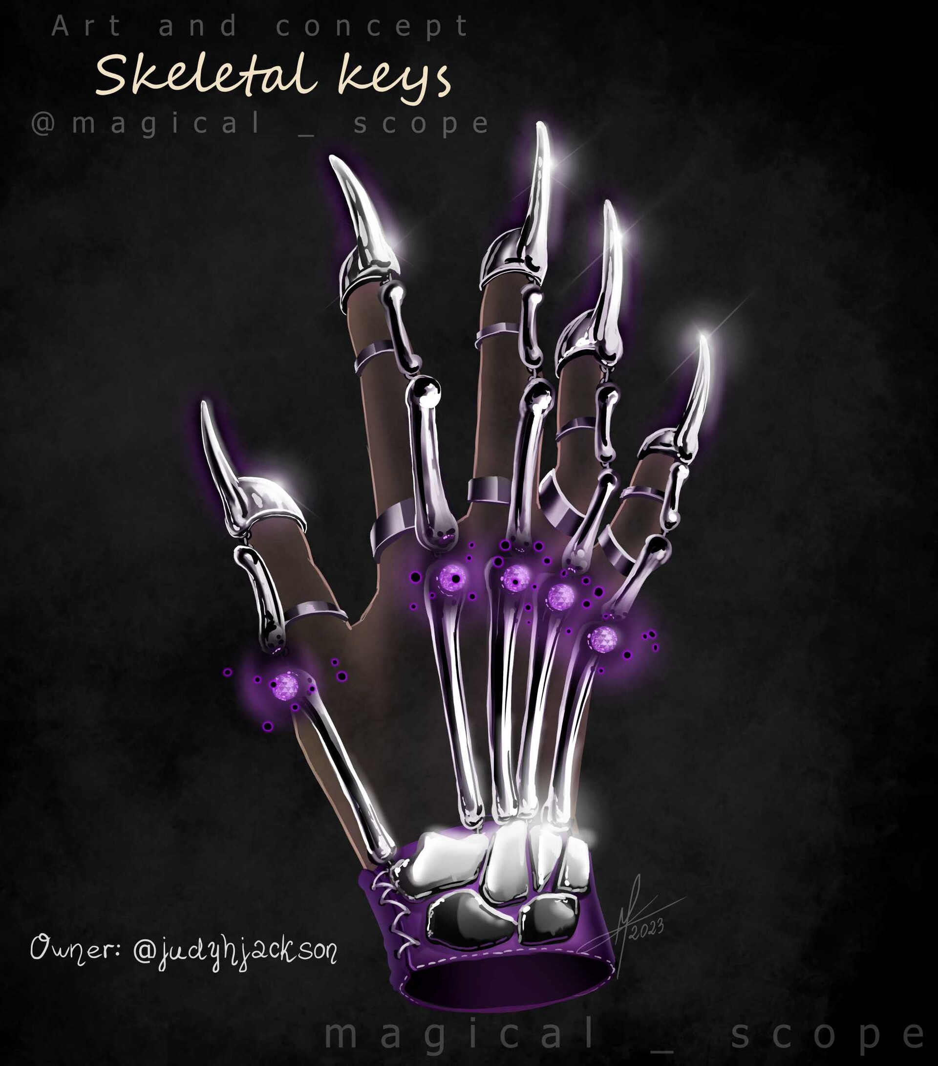 Magical Kaleidoscope Skeletal keys