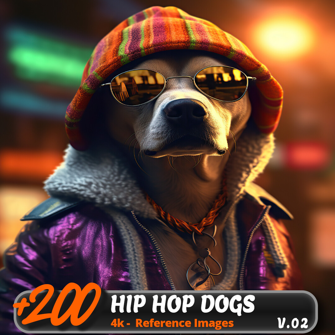 ArtStation HIP HOP DOGS VOL 02 4K Reference Image artstation-hip-hop-dogs-vol-02-4k-reference-image
