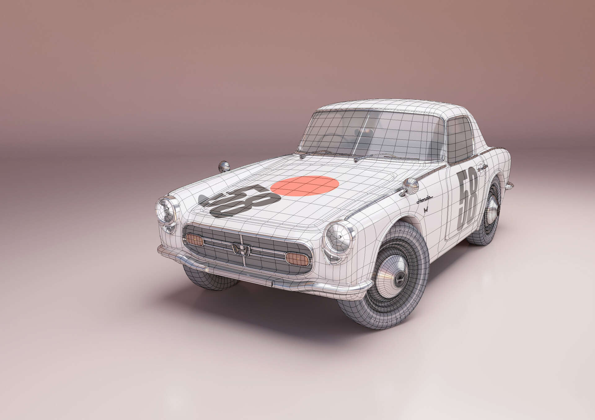 KIDNEY, ANYONE? 12k-mile Honda S800 Coupe at government