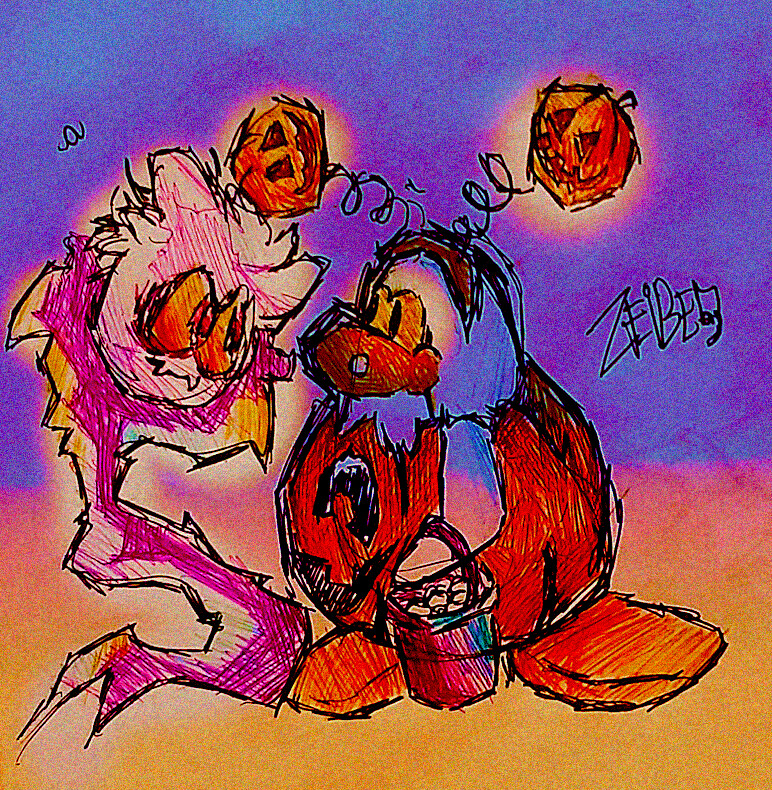 ArtStation - [2022] Halloween Penguin