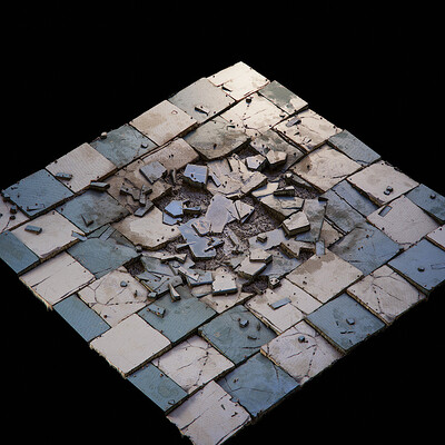 Broken Ground Tiles - Substance Designer
