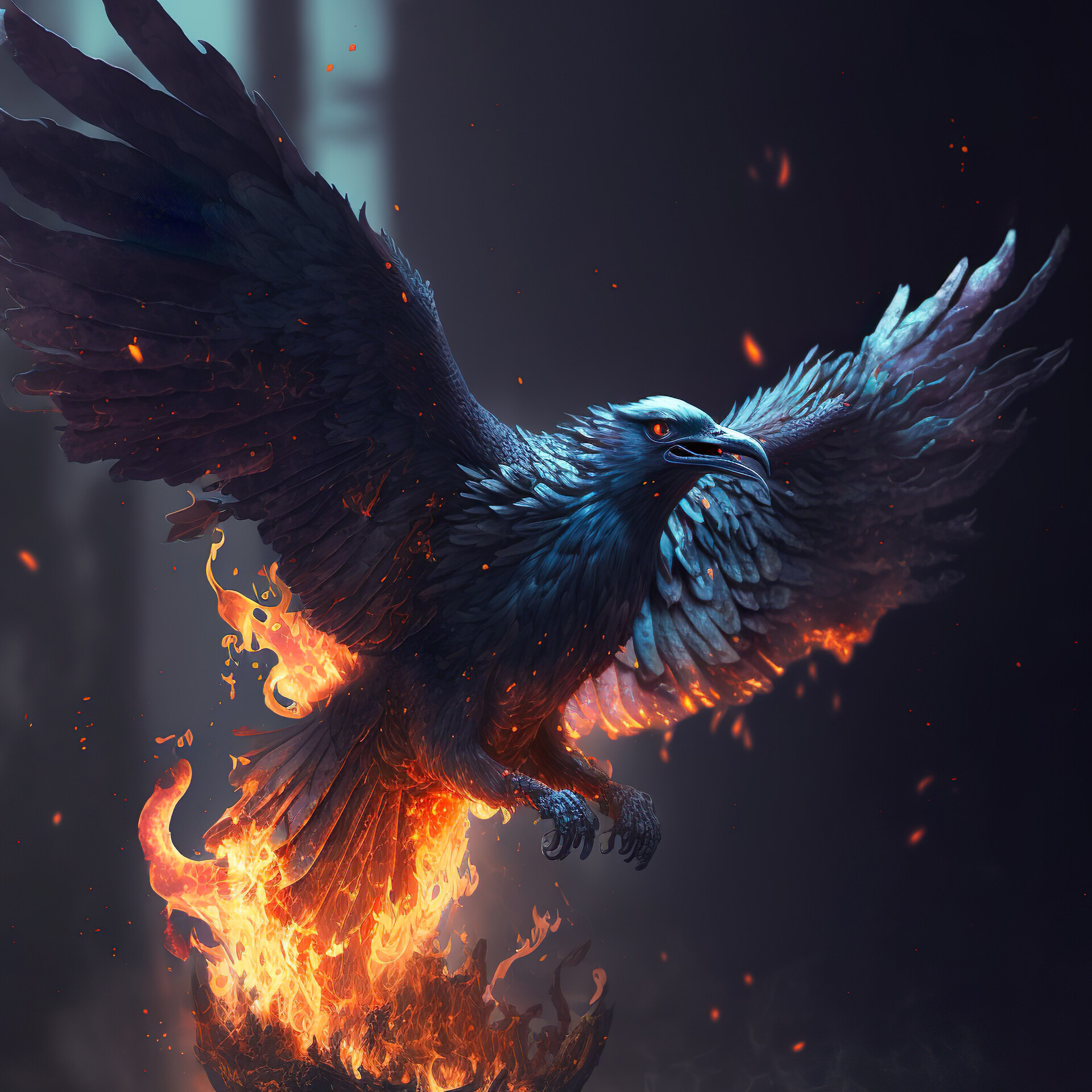 ArtStation Gothic Raven