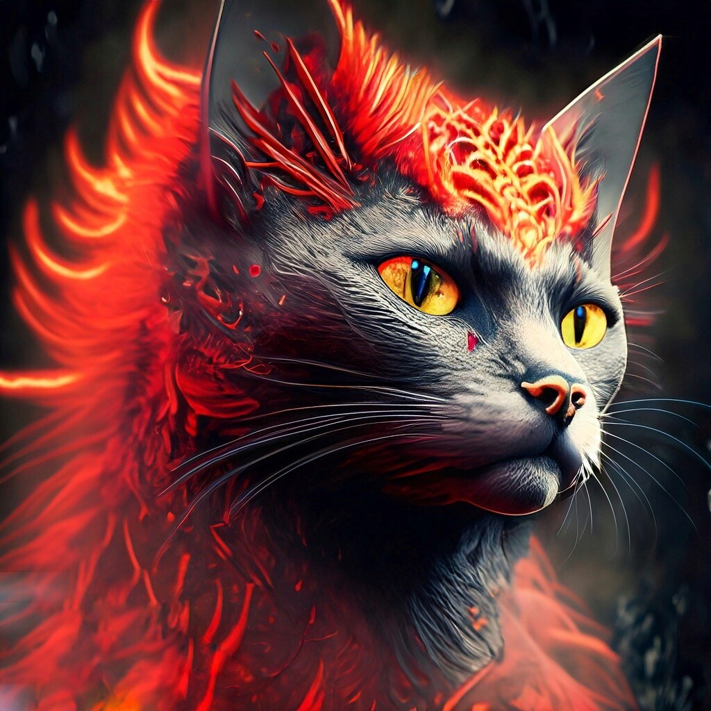 ArtStation - Mystic cat