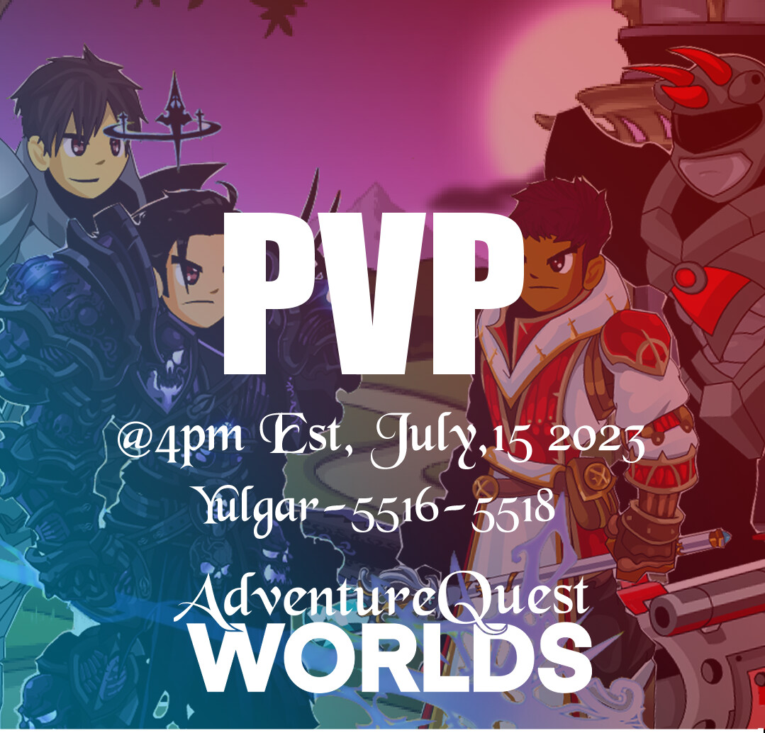 ArtStation AQW NON OP Event poster