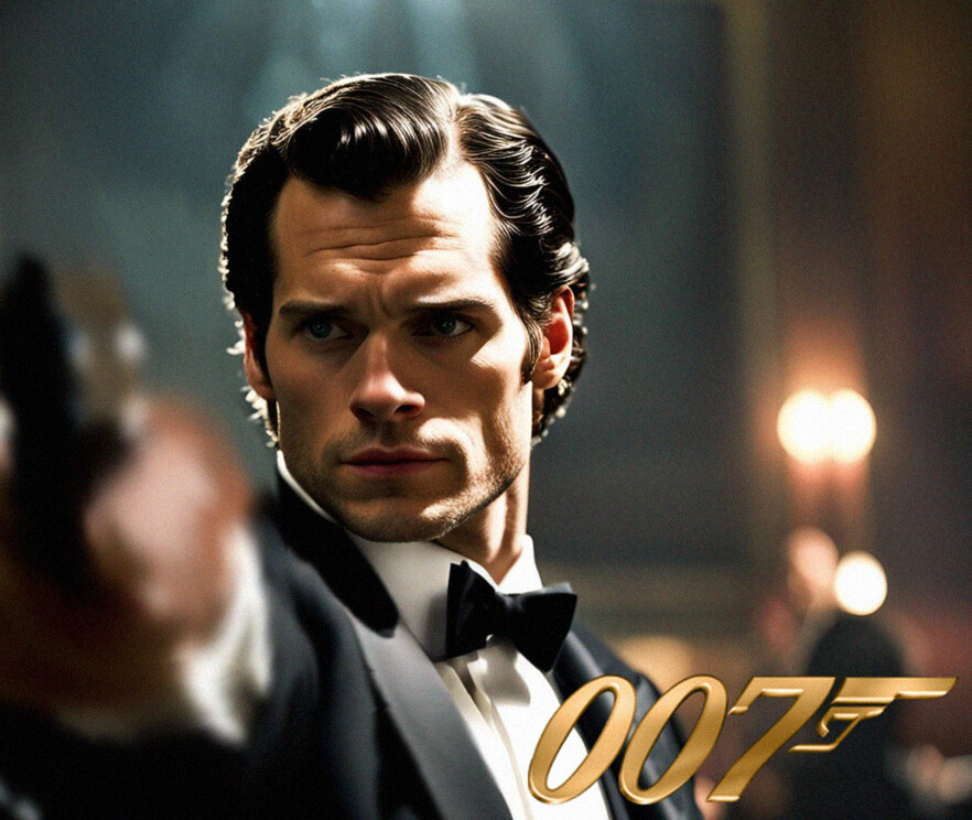 Damon Pridgen Henry Cavill as James Bond Concept Art