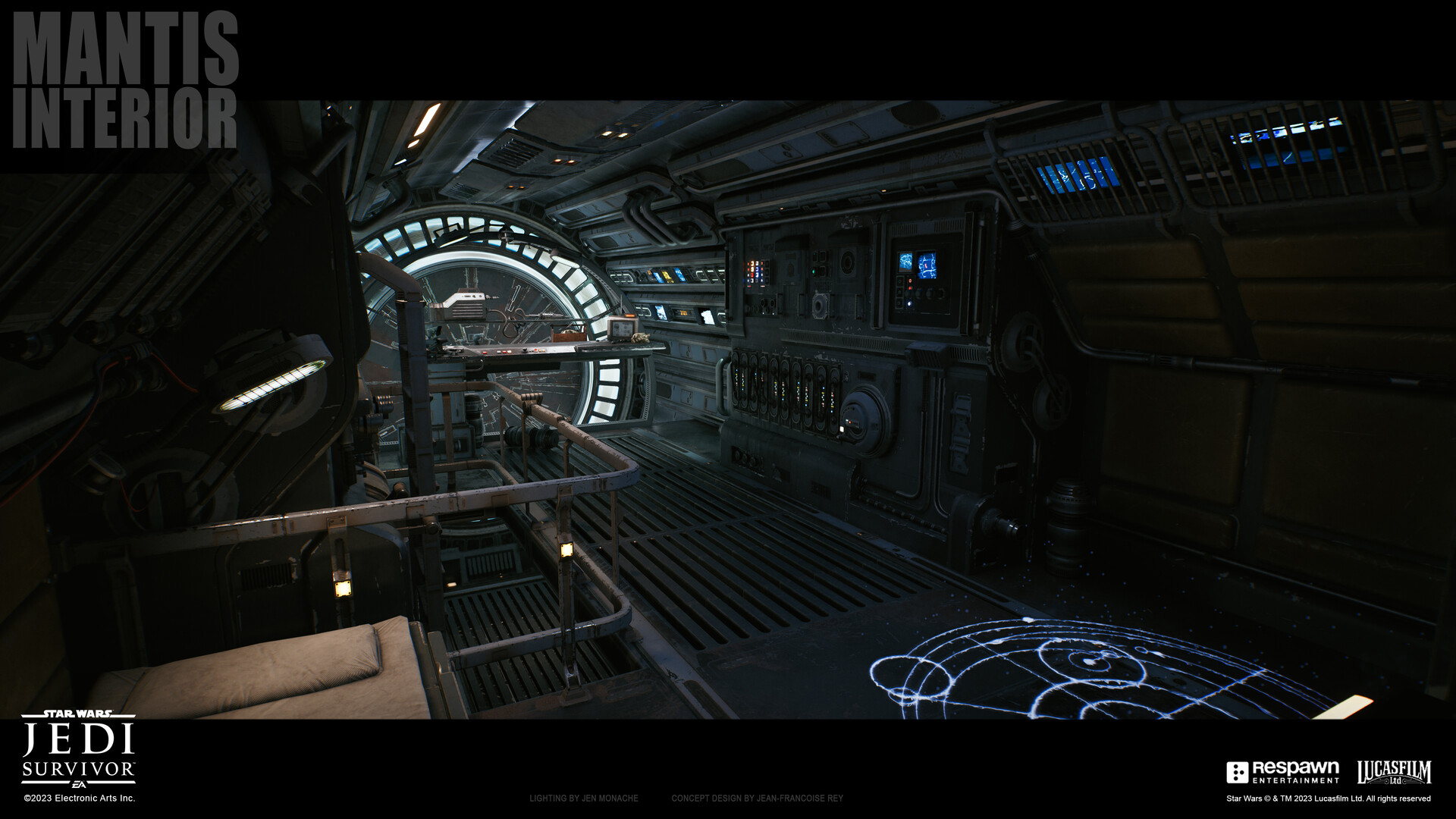 ArtStation The Mantis Interior from Star Wars: Jedi Survivor