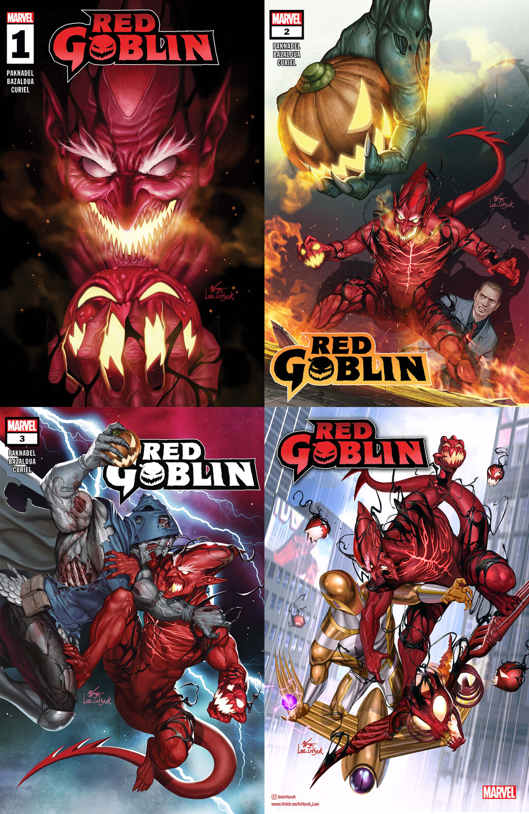 Red Goblin #1, #2, #3, #4